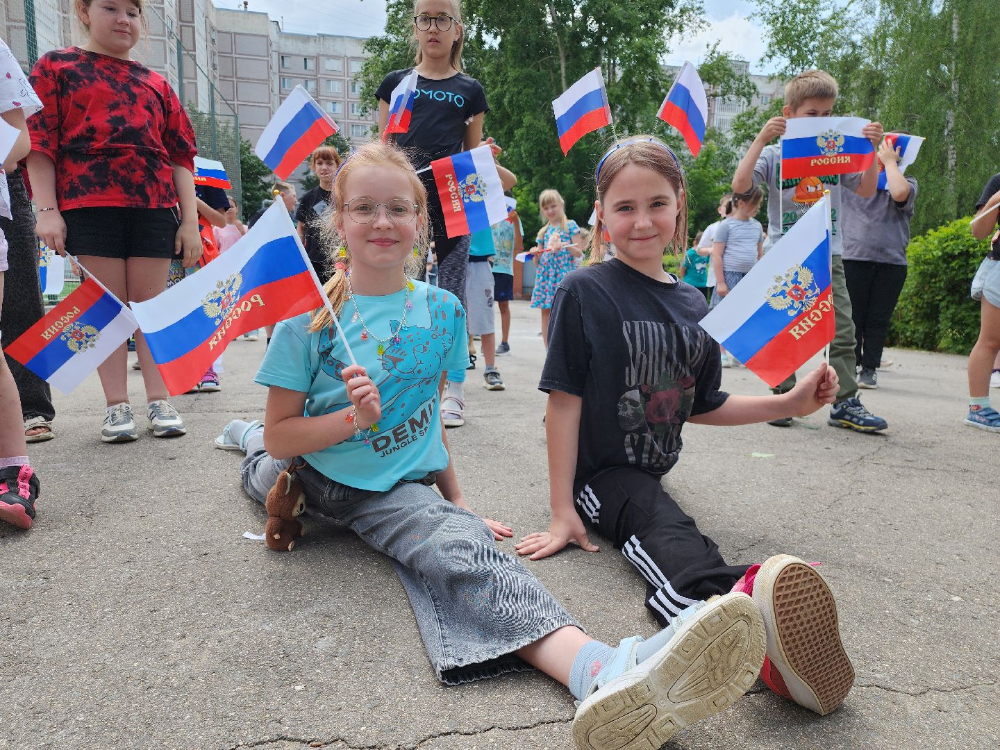 серпухов, подмосковье, день россии, флэшмоб,