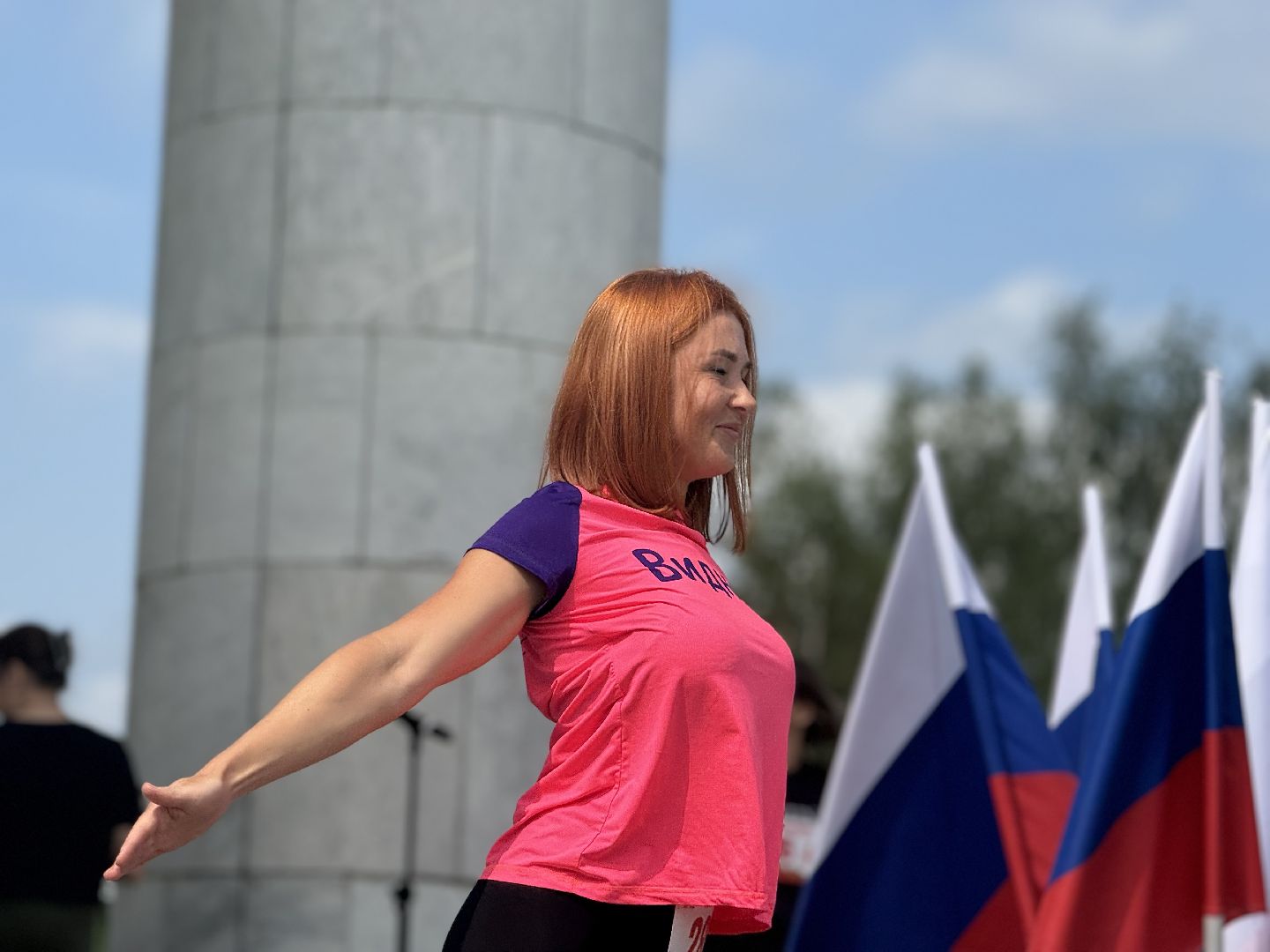 ленинский забег, музей заповедник горки ленинские, спортсмены, бегуны, день россии, 80 лет победе,