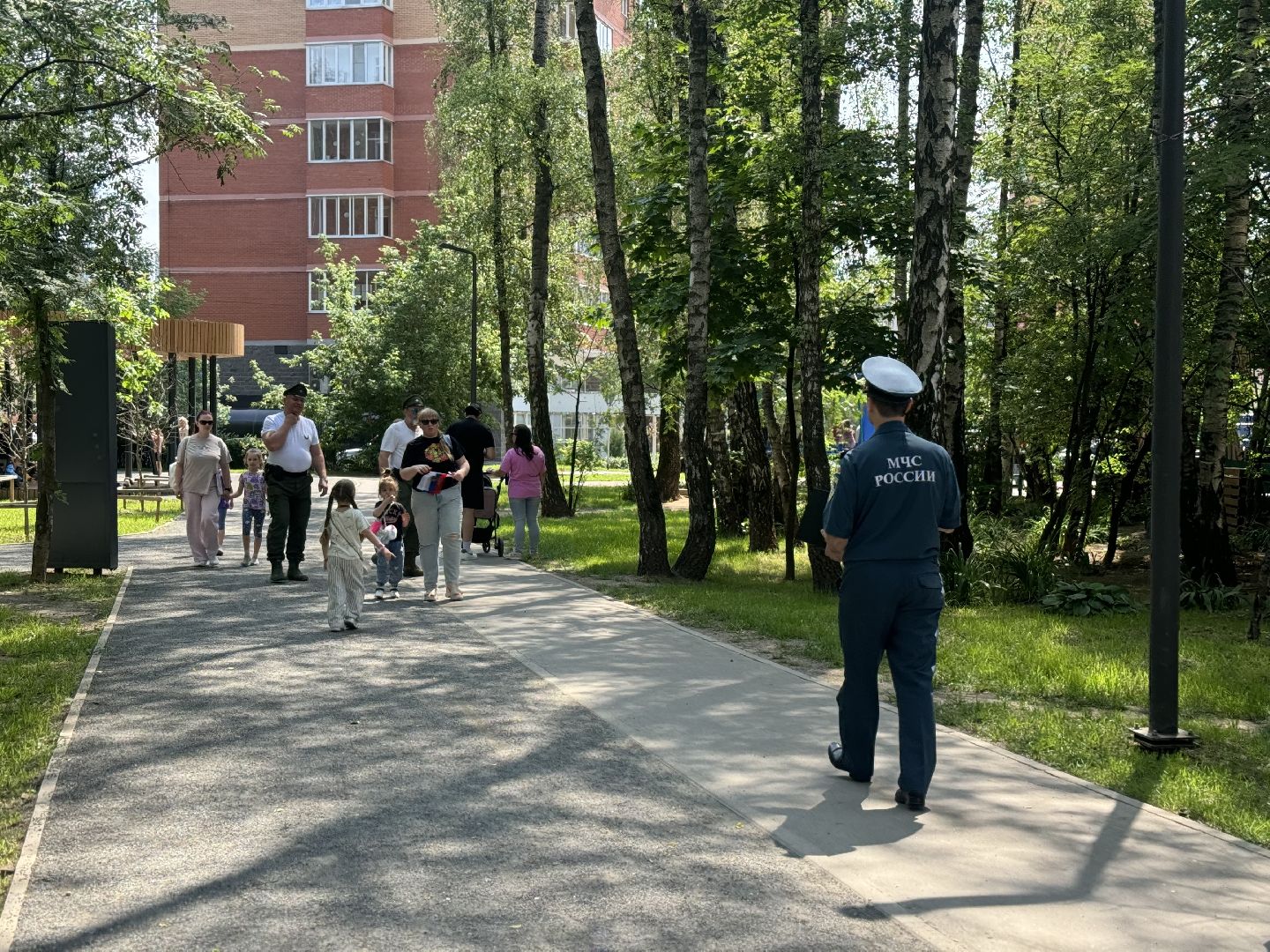 рейд по пожарной безопасности, ленинский городской округ, сотрудники мчс , парк высота,