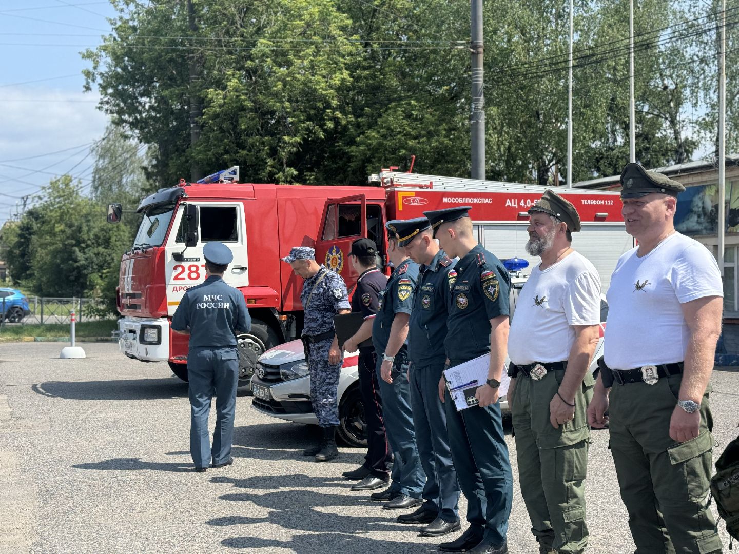 рейд по пожарной безопасности, ленинский городской округ, сотрудники мчс , парк высота,