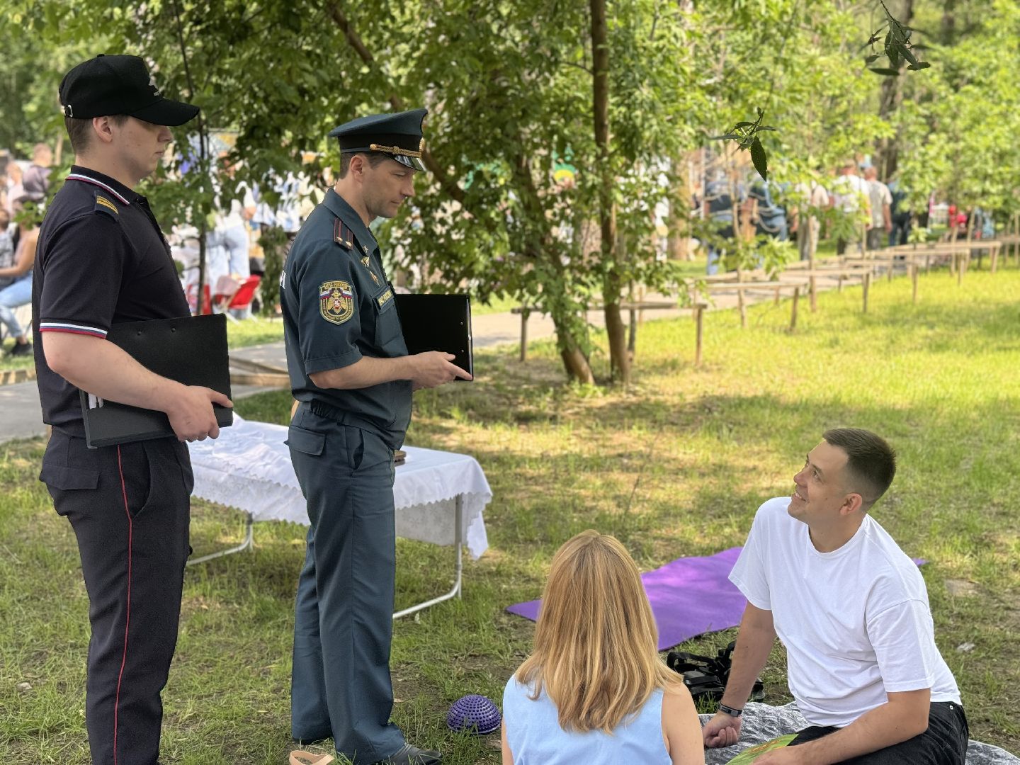 рейд по пожарной безопасности, ленинский городской округ, сотрудники мчс , парк высота,