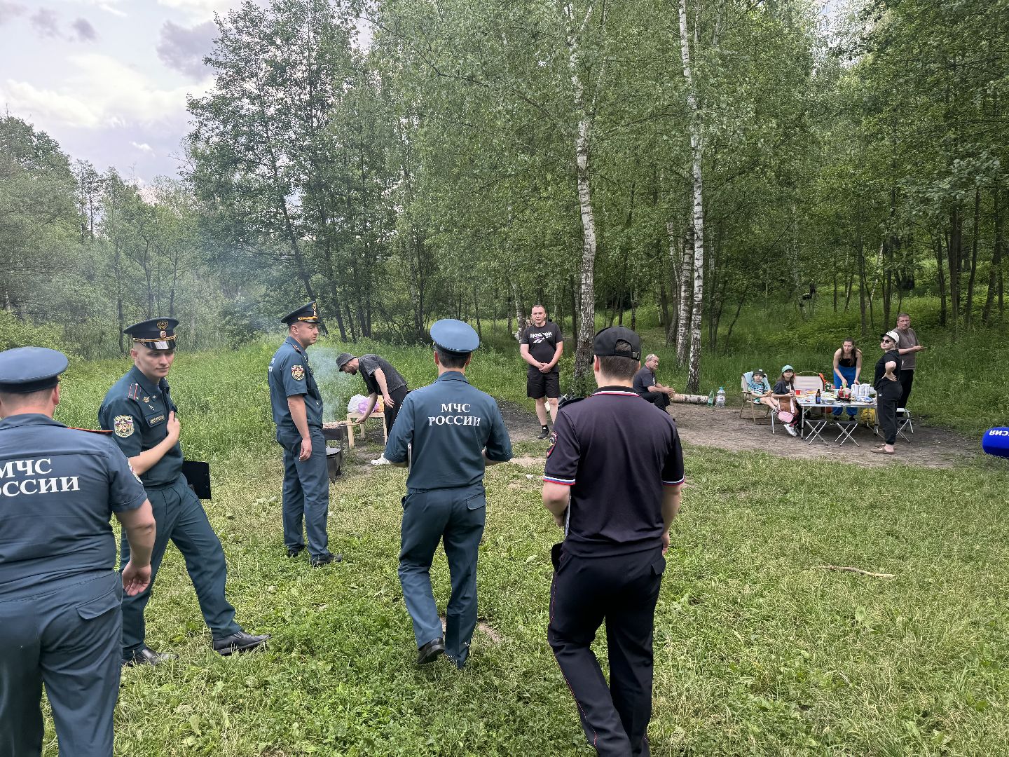 рейд по пожарной безопасности, ленинский городской округ, сотрудники мчс , парк высота,