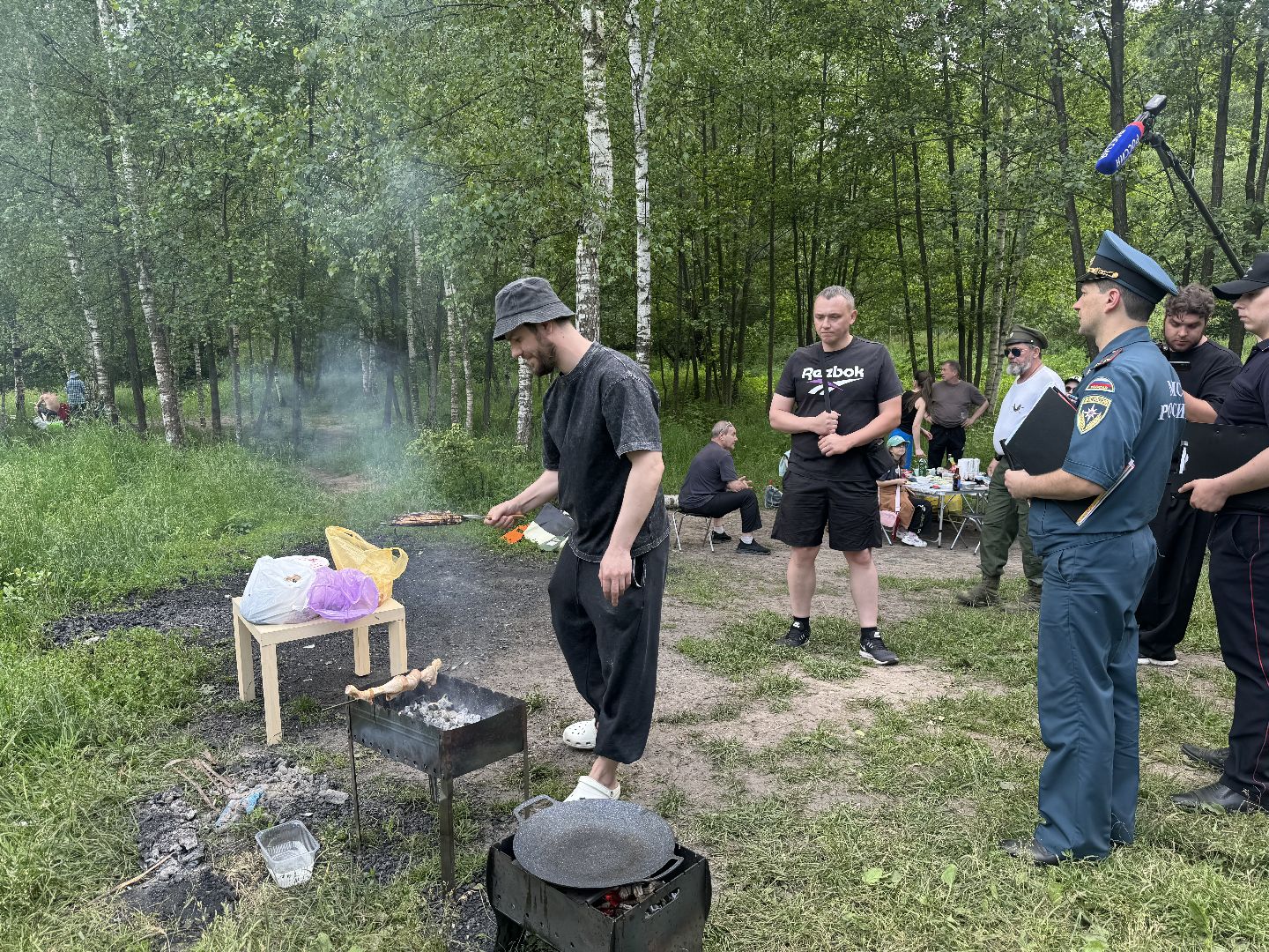 рейд по пожарной безопасности, ленинский городской округ, сотрудники мчс , парк высота,
