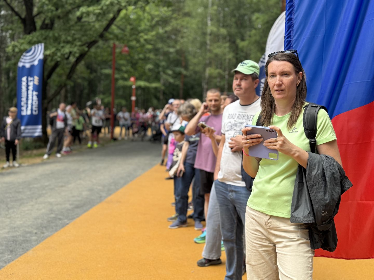 забег в честь дня россии, день россии, балашиха, вишняковский парк,