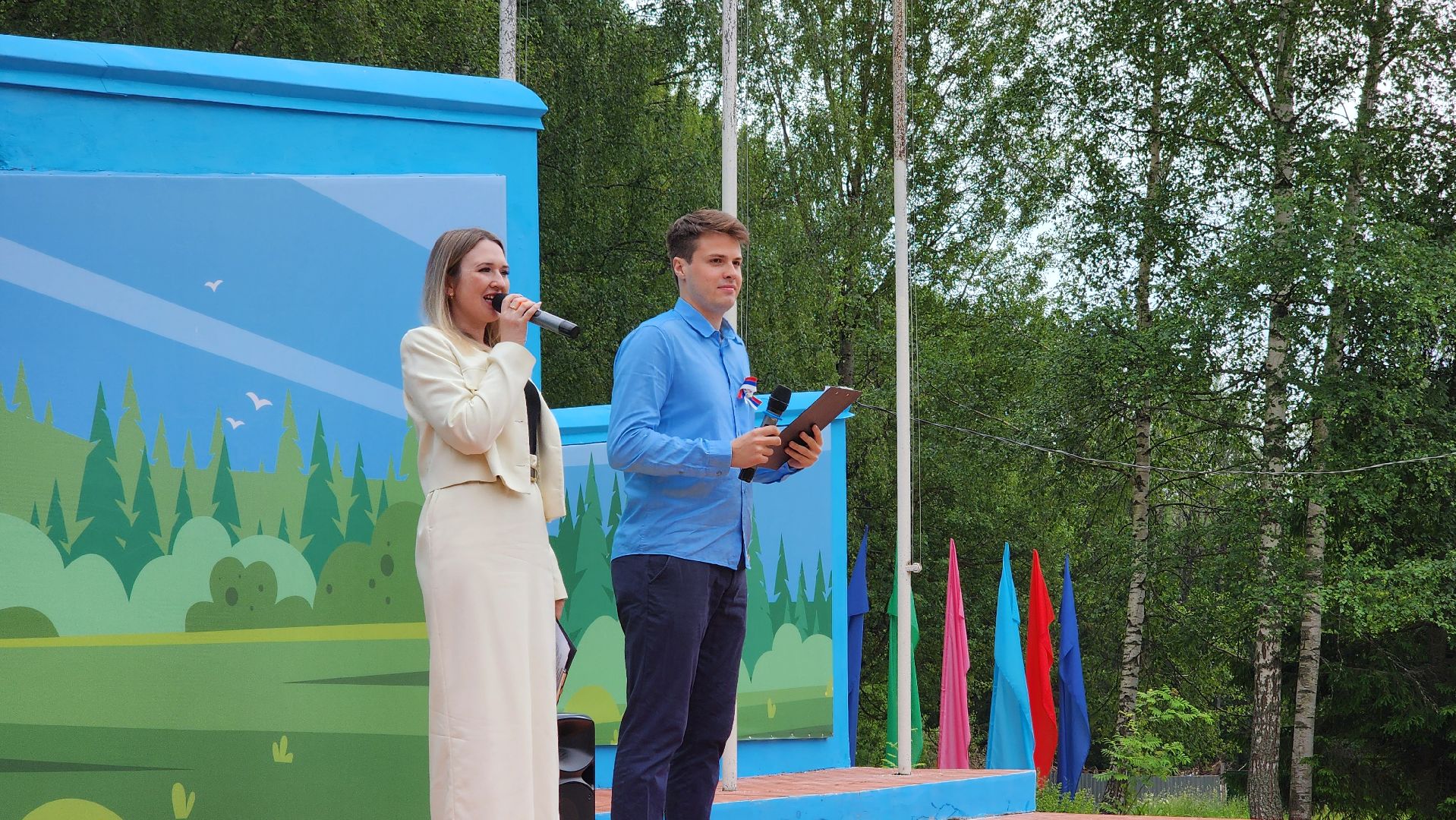 волоколамск, день россии, дети в лагере,