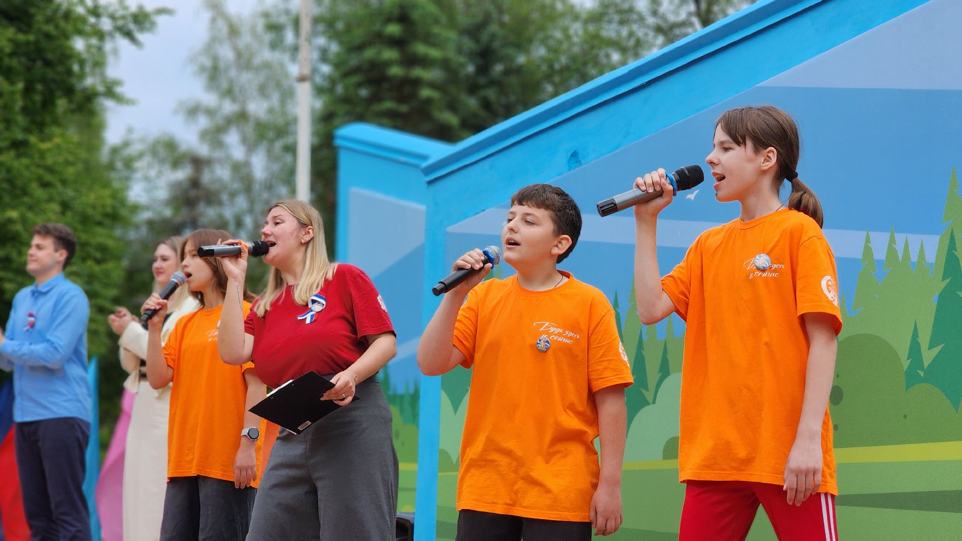 волоколамск, день россии, дети в лагере,