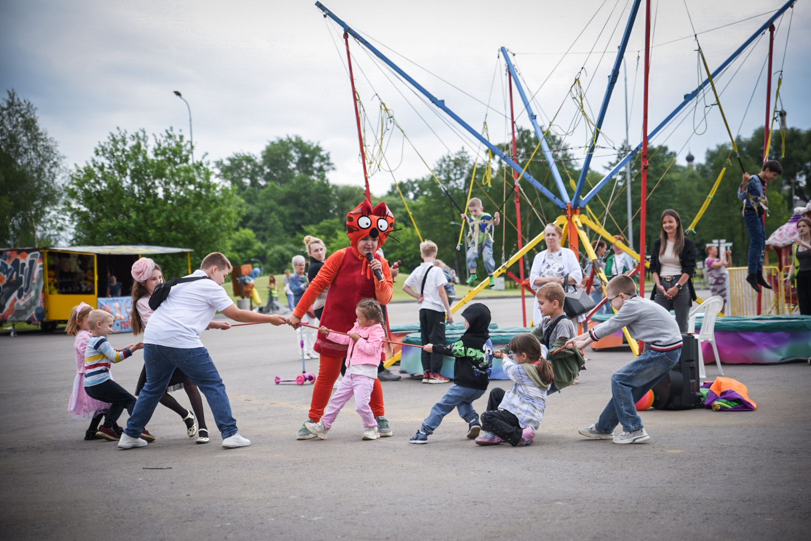 бронницы, день россии в бронницах, дети, парк бронницкий луг ,
