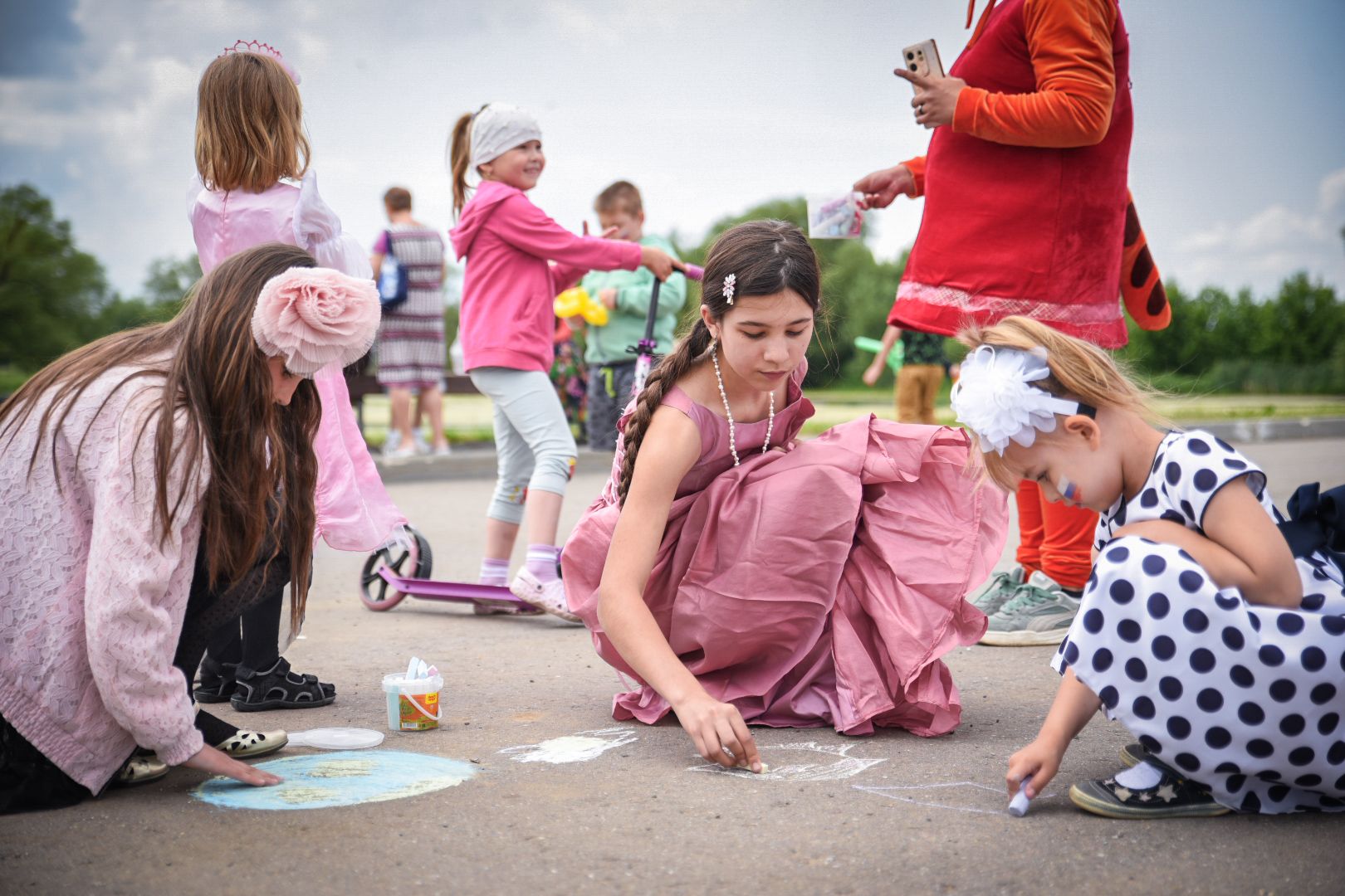 бронницы, день россии в бронницах, дети, парк бронницкий луг ,