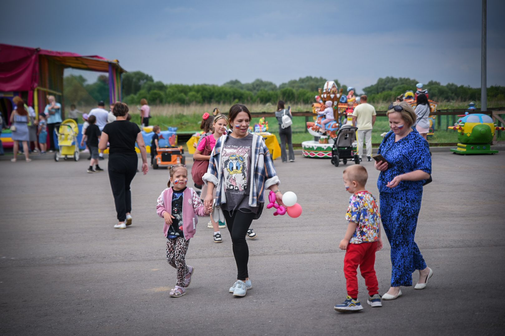 бронницы, день россии в бронницах, дети, парк бронницкий луг ,