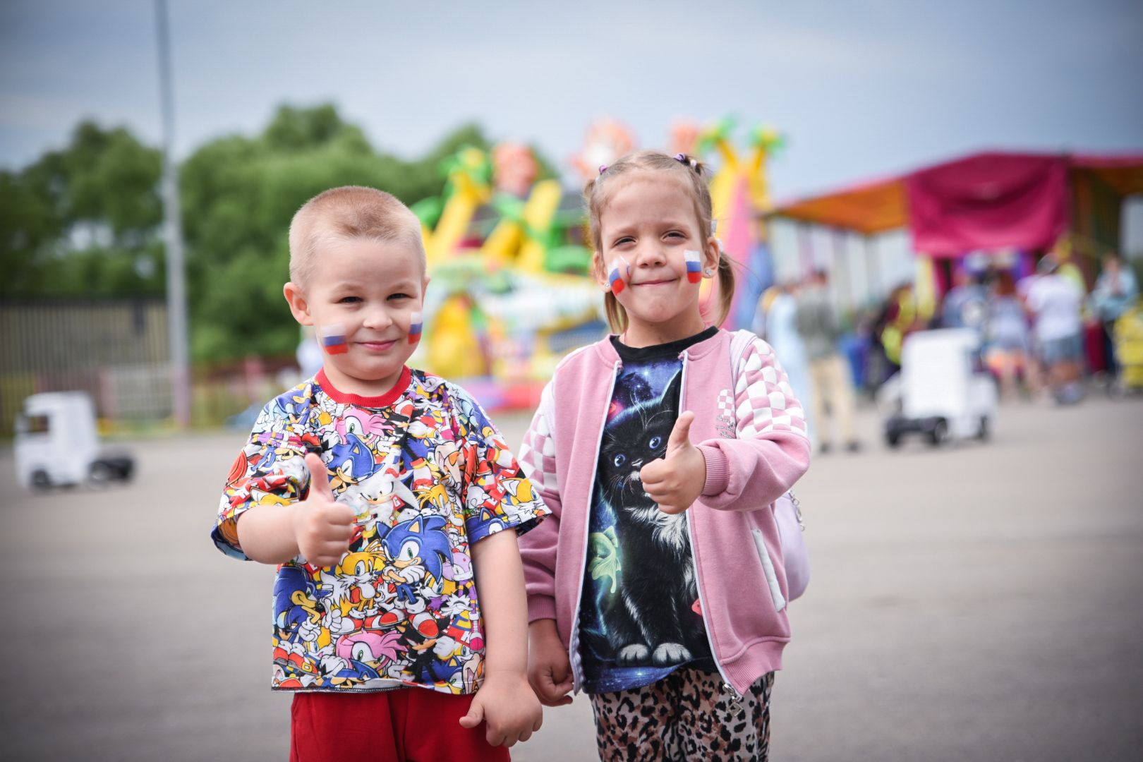 бронницы, день россии в бронницах, дети, парк бронницкий луг ,