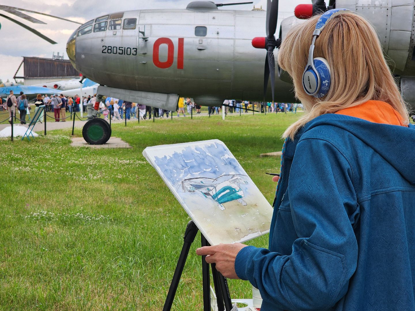 художники, пленэр, музей ввс, монино, городской округ щелково,