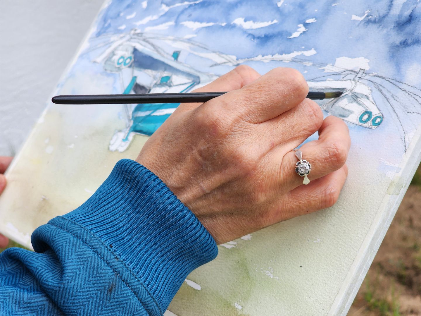 художники, пленэр, музей ввс, монино, городской округ щелково,