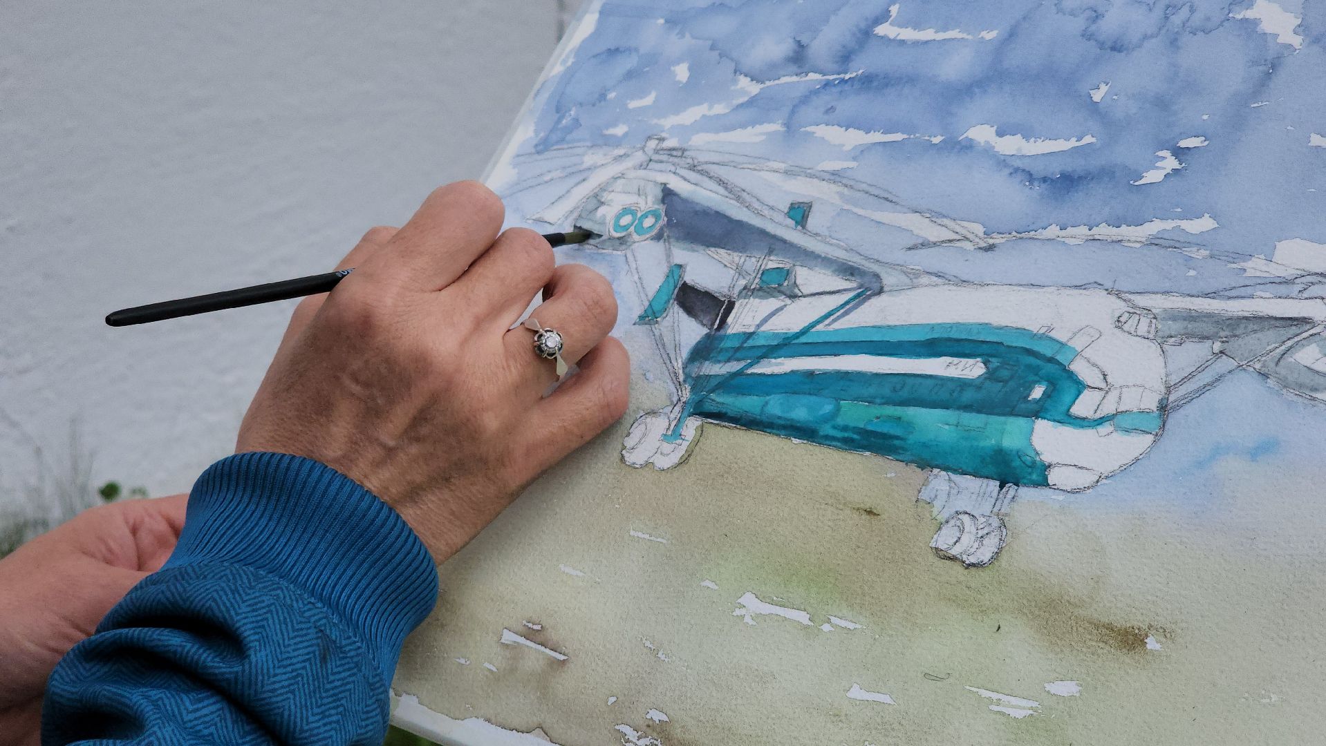 художники, пленэр, музей ввс, монино, городской округ щелково,