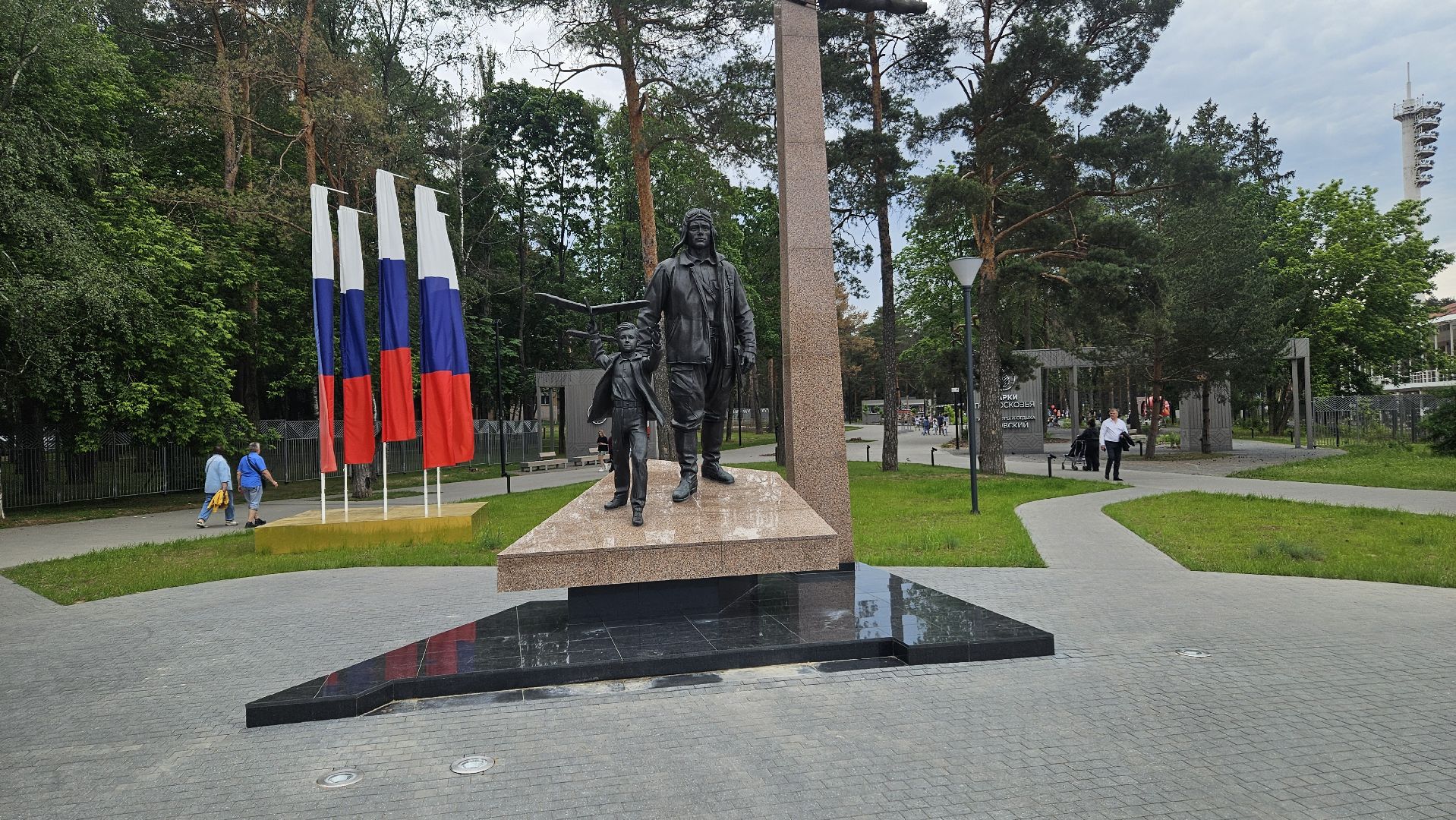 день россии, жуковский, парк,