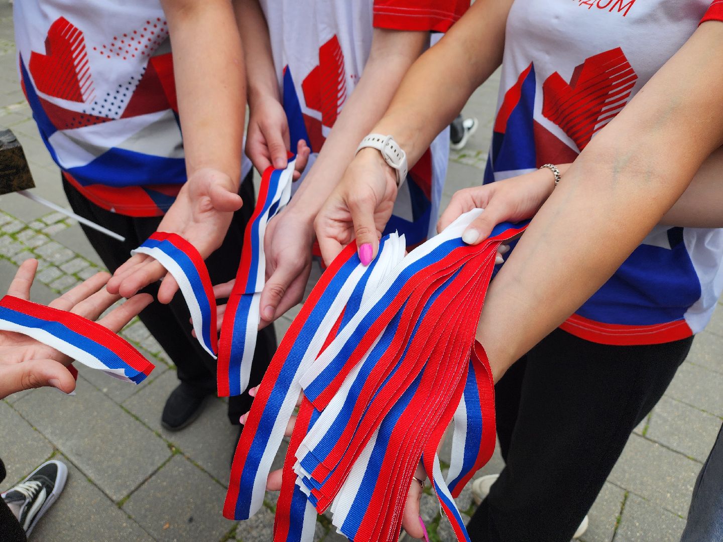 воскресенск, день россии, триколор, волонтеры,