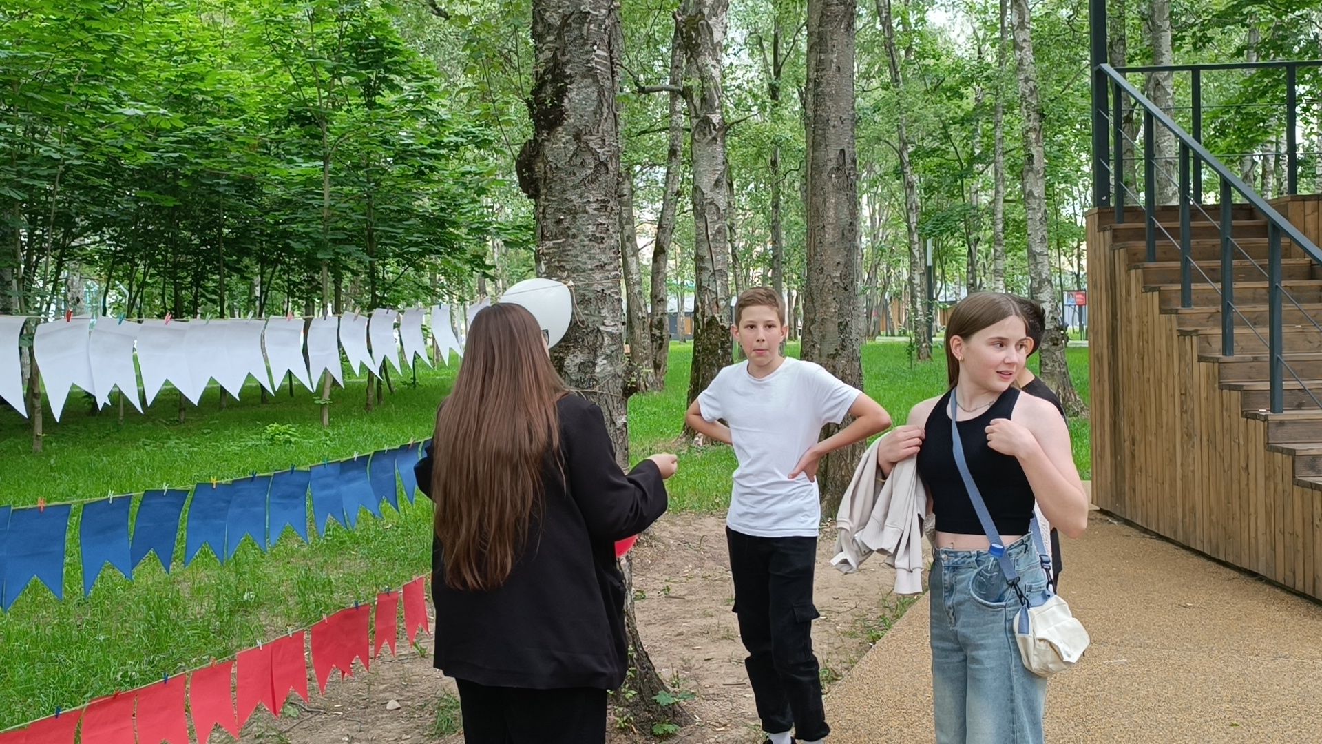 день россии, библиотека, лобня, парк,