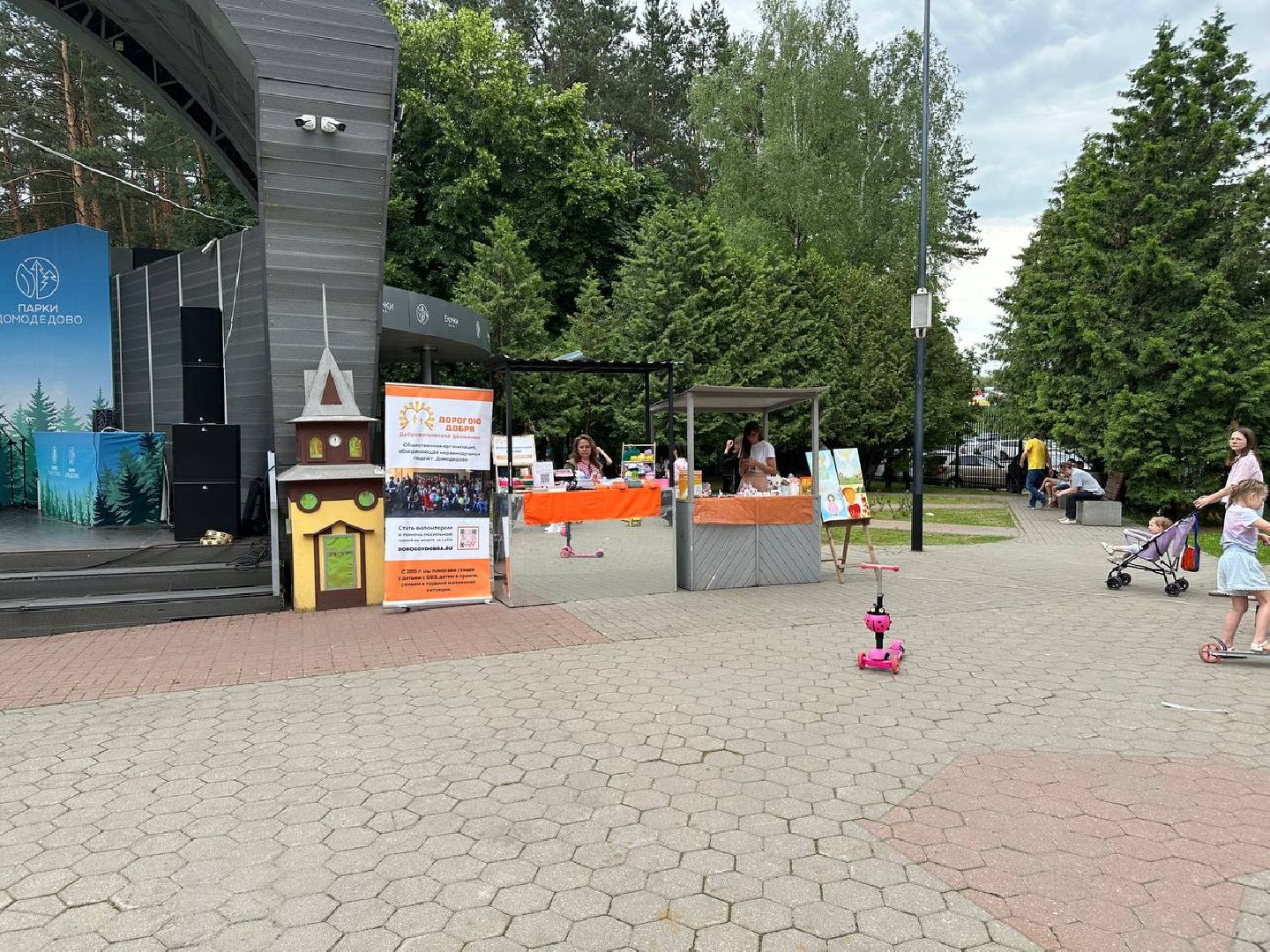 благотворительная акция,парки домодедово, день россии,