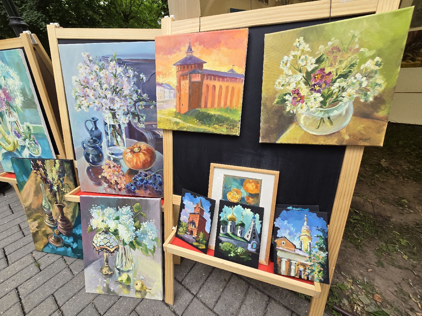 Коломна, день россии, лето в парках,