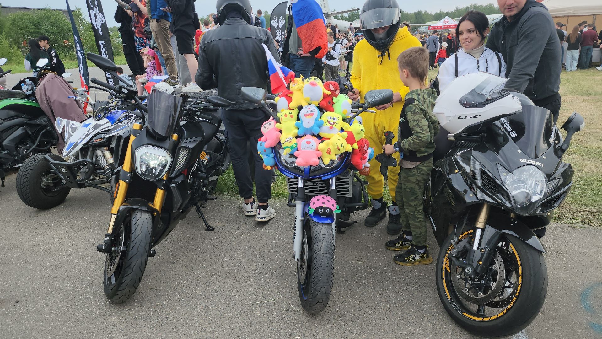 Мотофестиваль, день россии, монино,