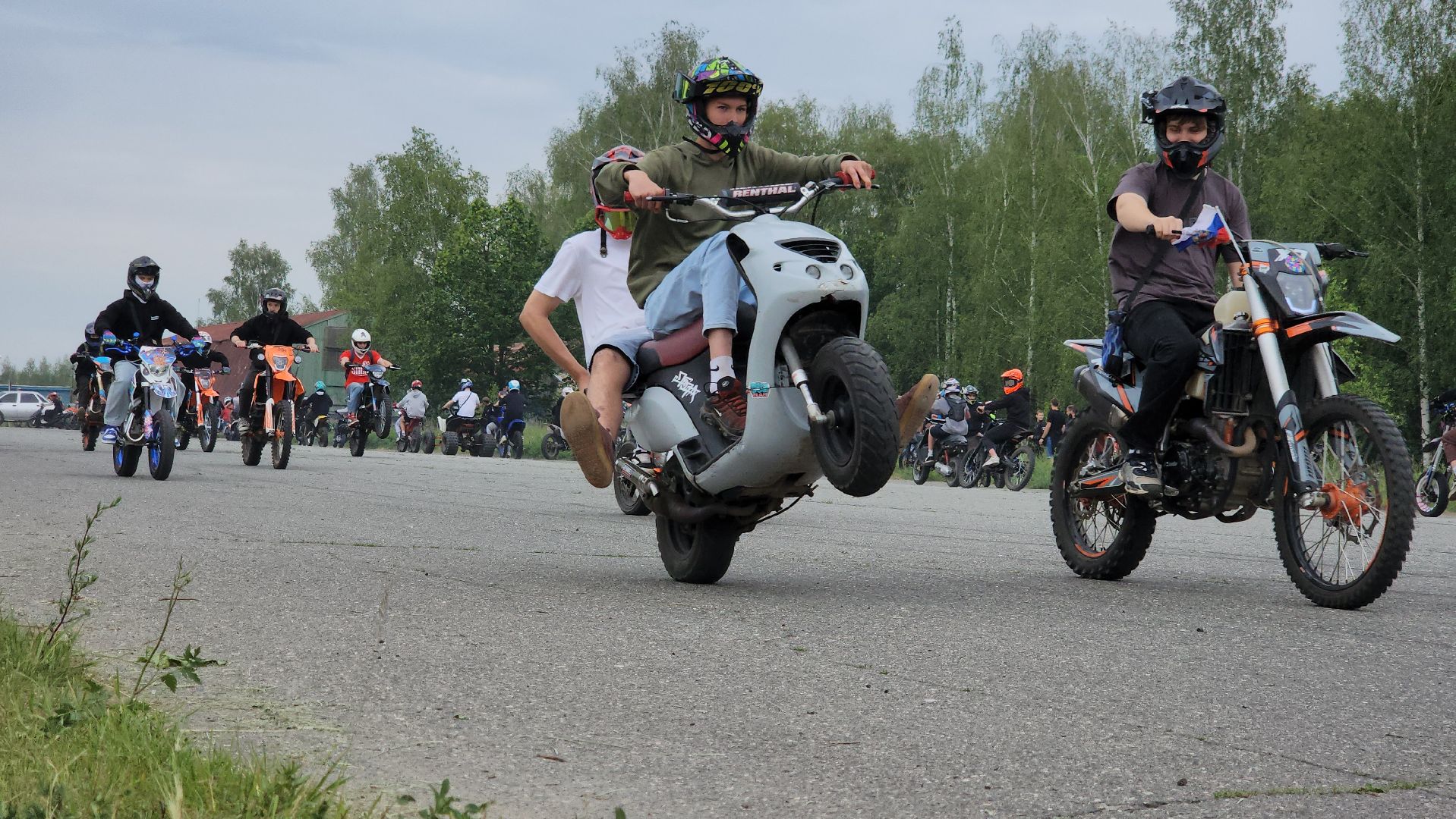 Мотофестиваль, день россии, монино,