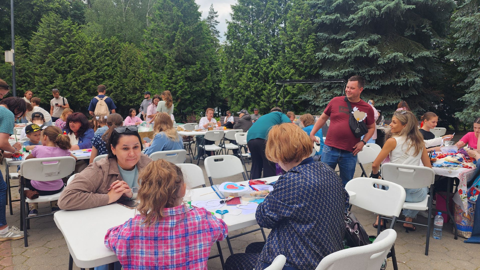 домодедово, россия, культура, общество, парк елочки, день россии, триколор, праздник,