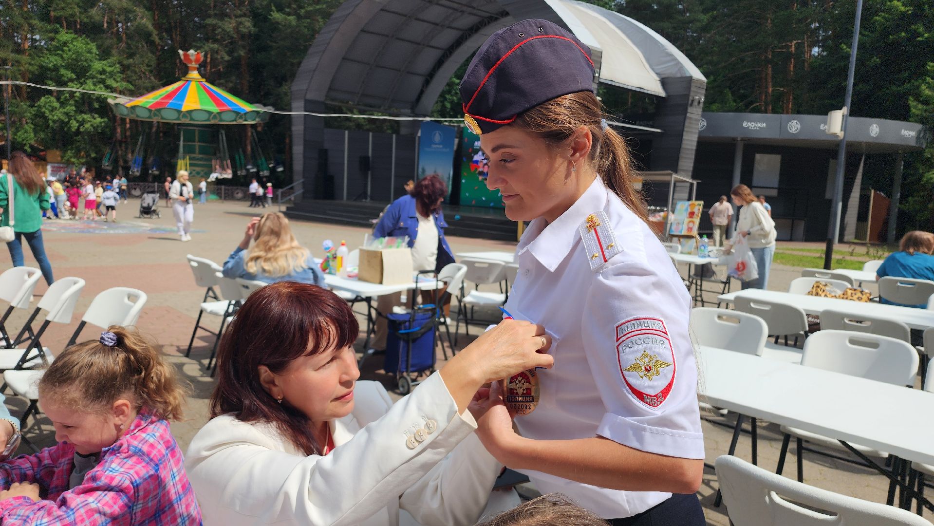 домодедово, россия, культура, общество, парк елочки, день россии, триколор, праздник,