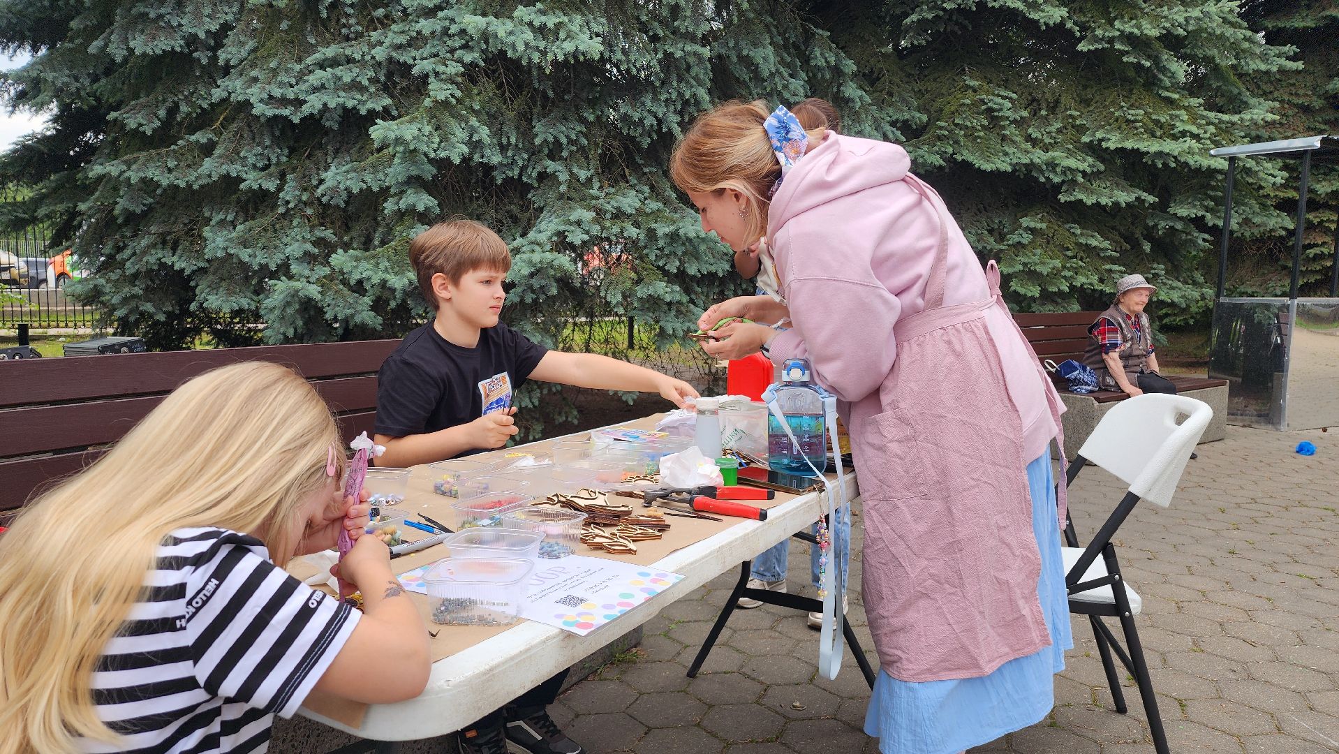 домодедово, россия, культура, общество, парк елочки, день россии, триколор, праздник,