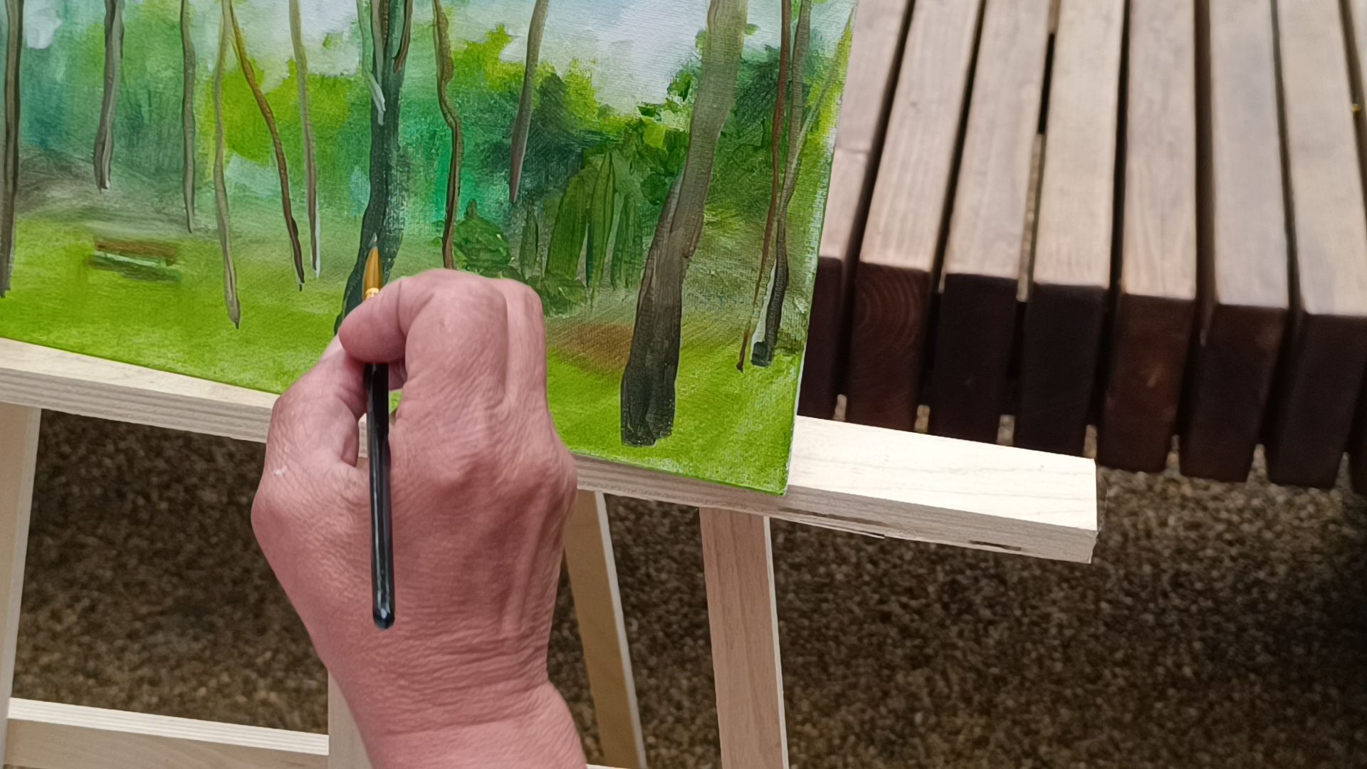 живопись, парк, лобня,