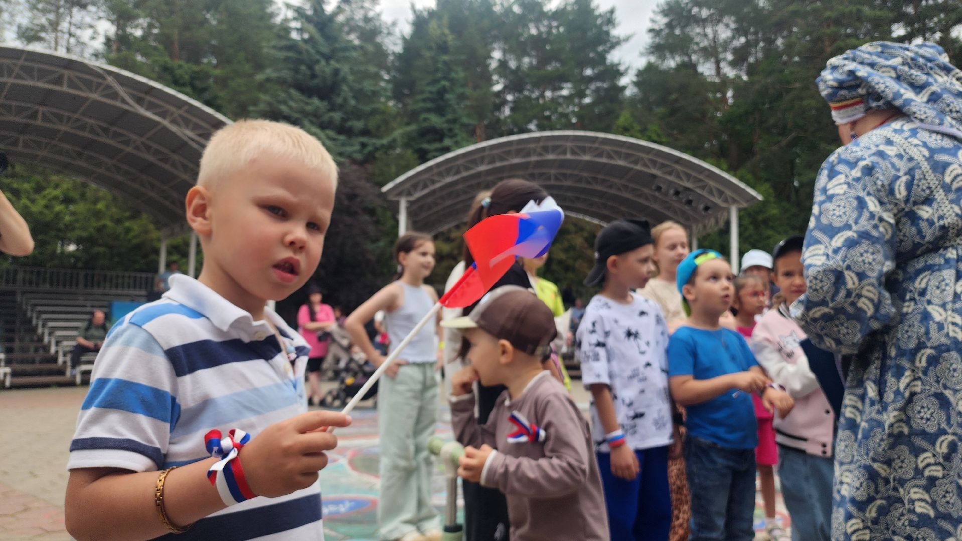 общество, дети, культура, день россии, домодедово, парк елочки,