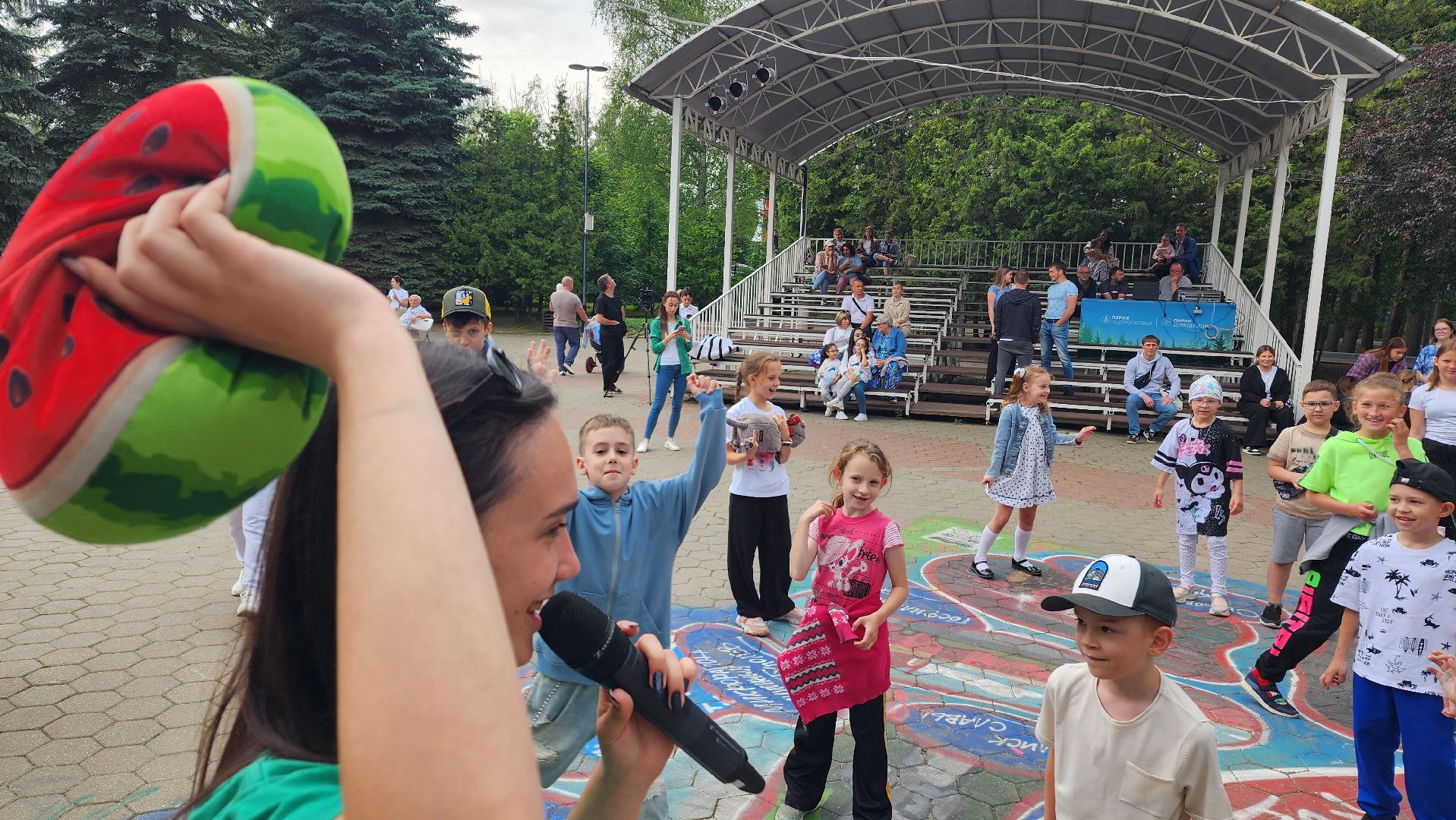 общество, дети, культура, день россии, домодедово, парк елочки,