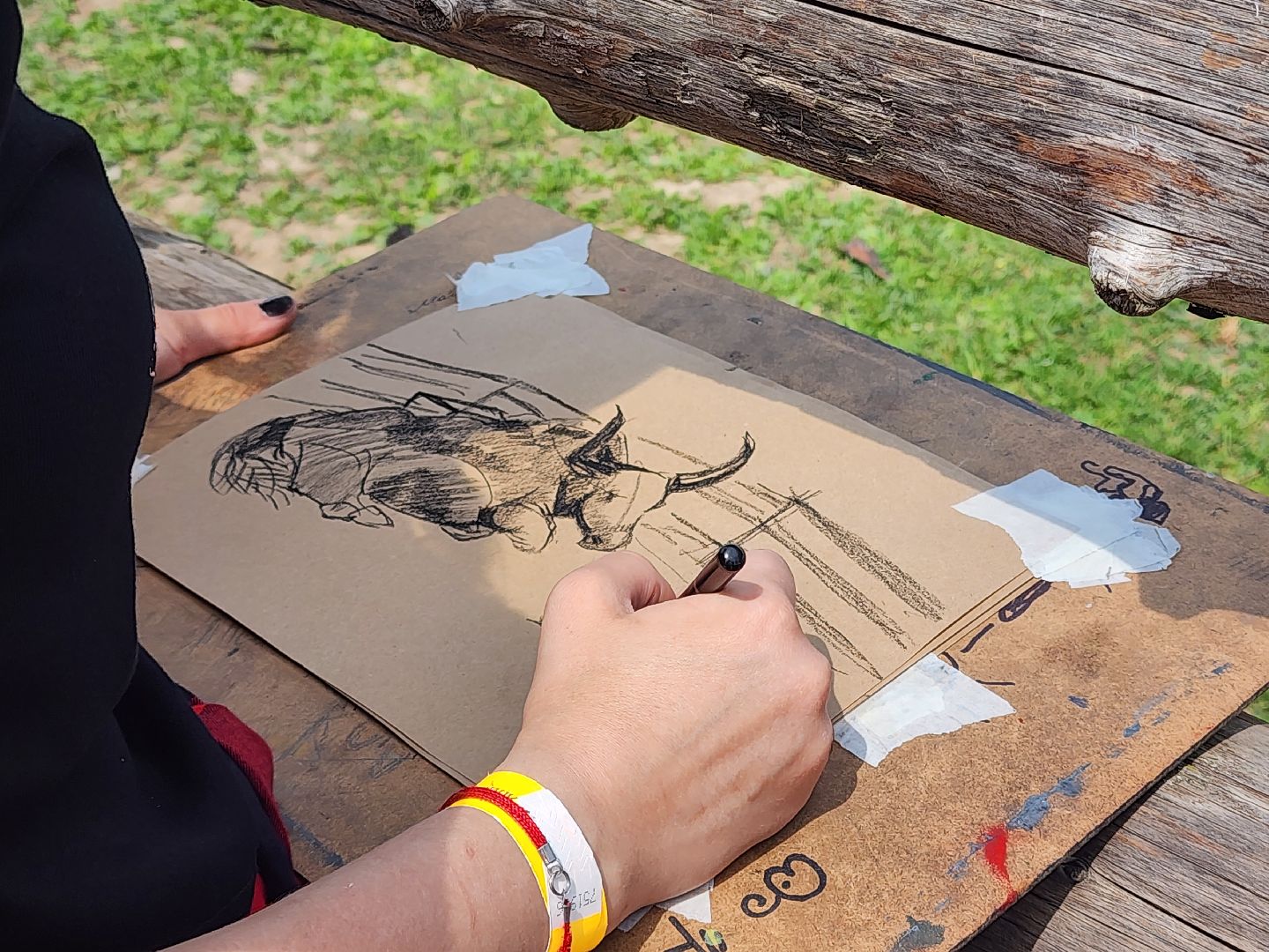 сергиево-посадский городской округ, абрамцевский колледж, колледж абрамцево, пленэр, студенты абрамцевского колледжа,кочевник, верблюжья ферма,