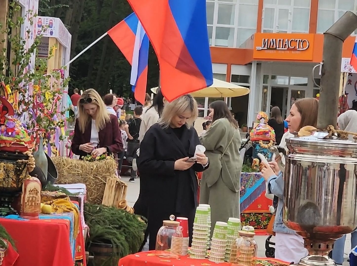 долгопрудный, день россии 2025,  мастер-класс, русский дом,венки, русские традиции,