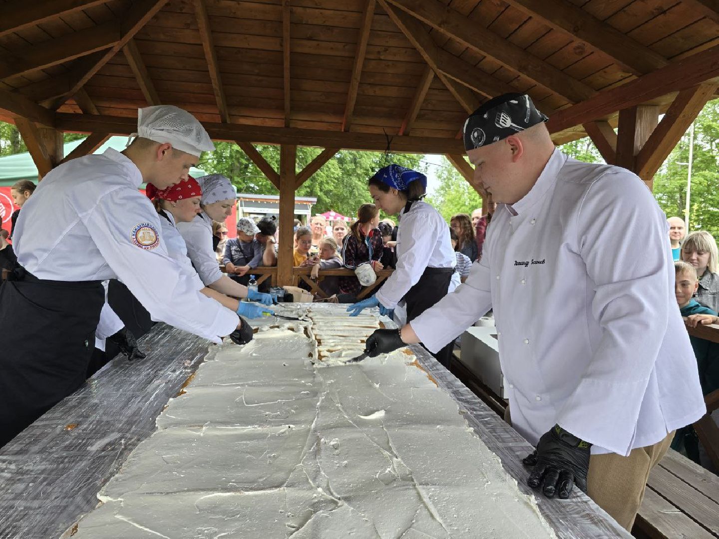 можайск, можайский муниципальный округ, подмосковье, день россии, торт, десерт под открытым небом, Александр Богачев,