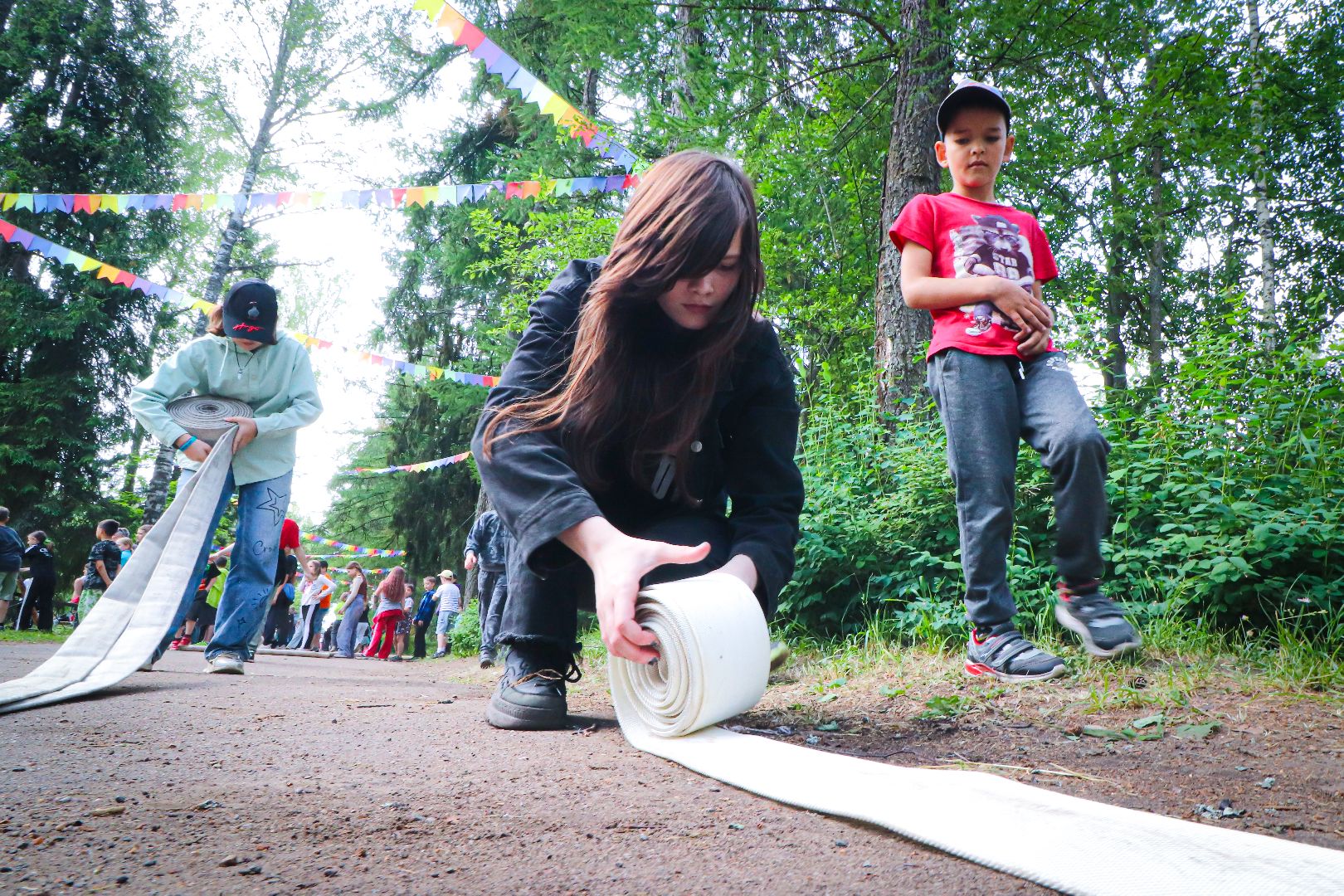 клин, общество, дети, пожарная безопасность, детский лагерь, пожарные,