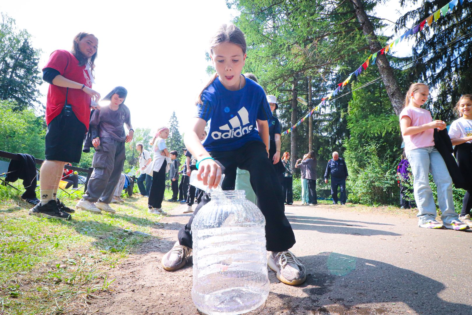 клин, общество, дети, пожарная безопасность, детский лагерь, пожарные,