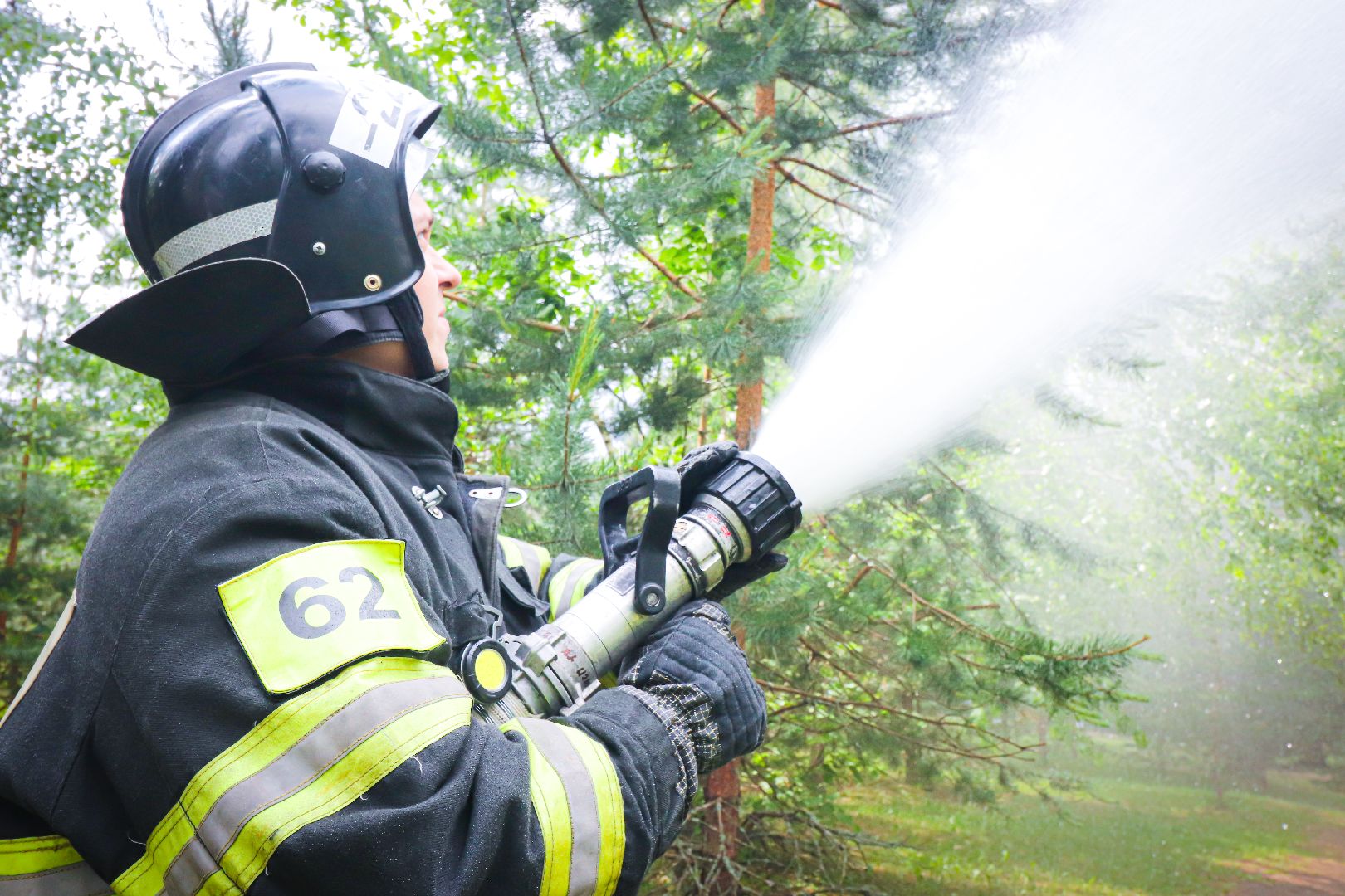 клин, общество, дети, пожарная безопасность, детский лагерь, пожарные,