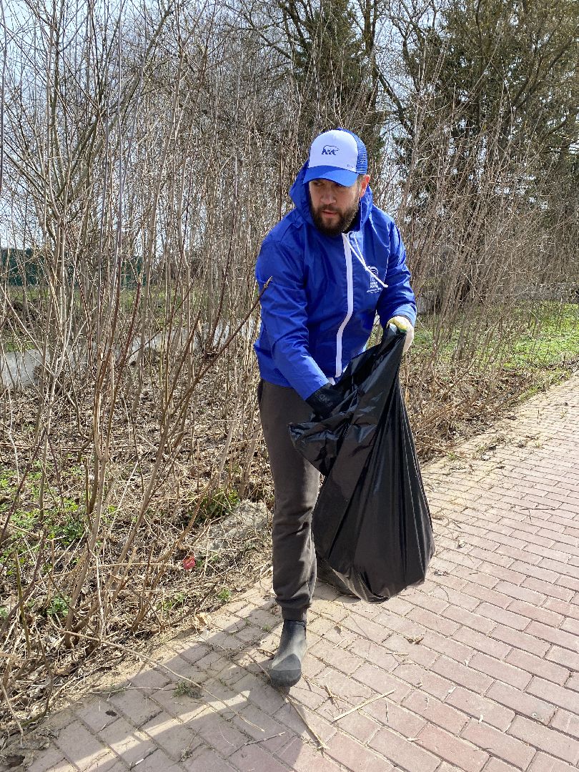 Чехов, День победы, обелиск памяти, уборка, партийцы