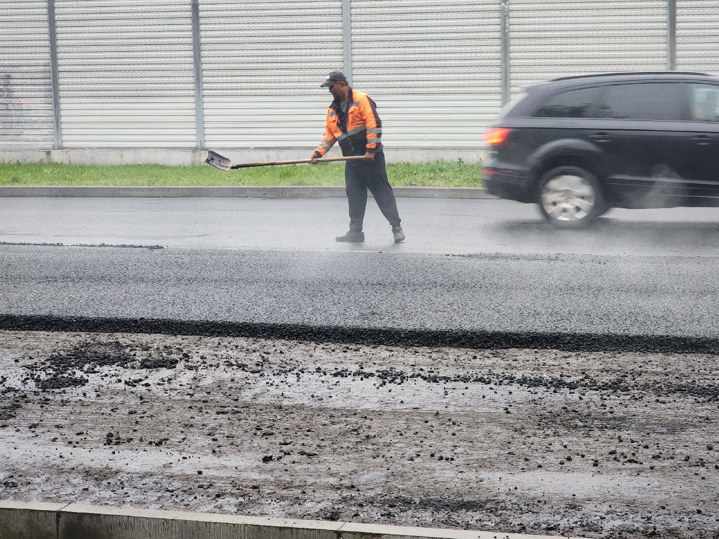 долгопрудный, проспект пацаева, ремонт дороги , асфальт, бордюры,