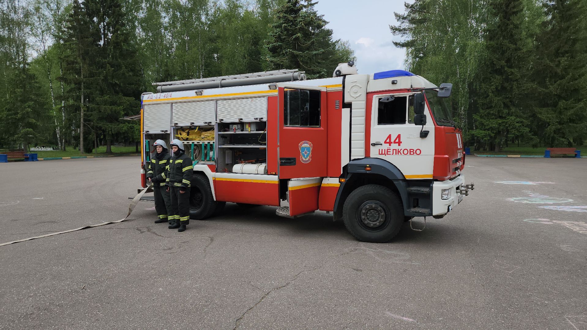 детский лагерь, мчс, пожарная безопасность, щёлково,