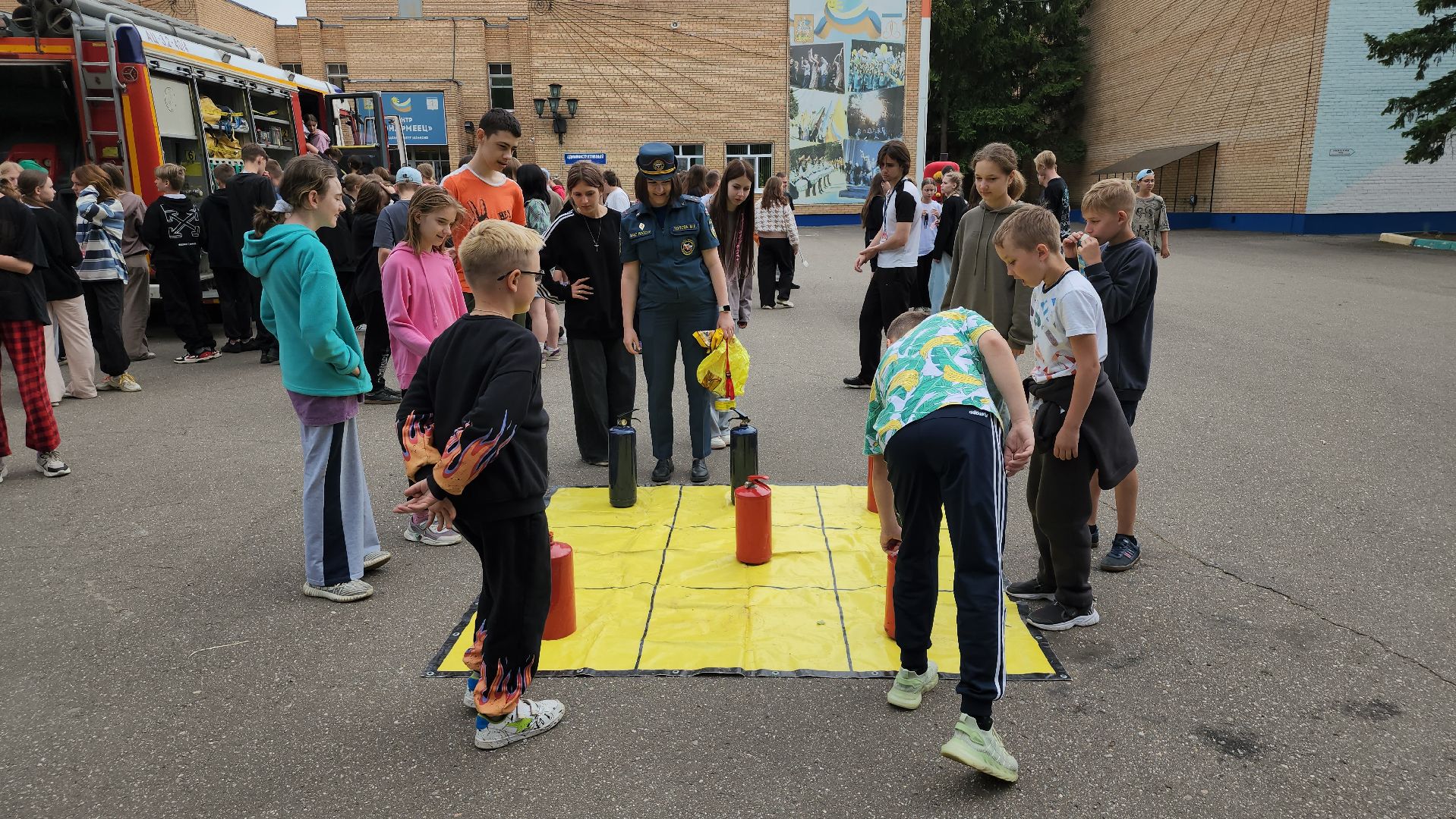 детский лагерь, мчс, пожарная безопасность, щёлково,