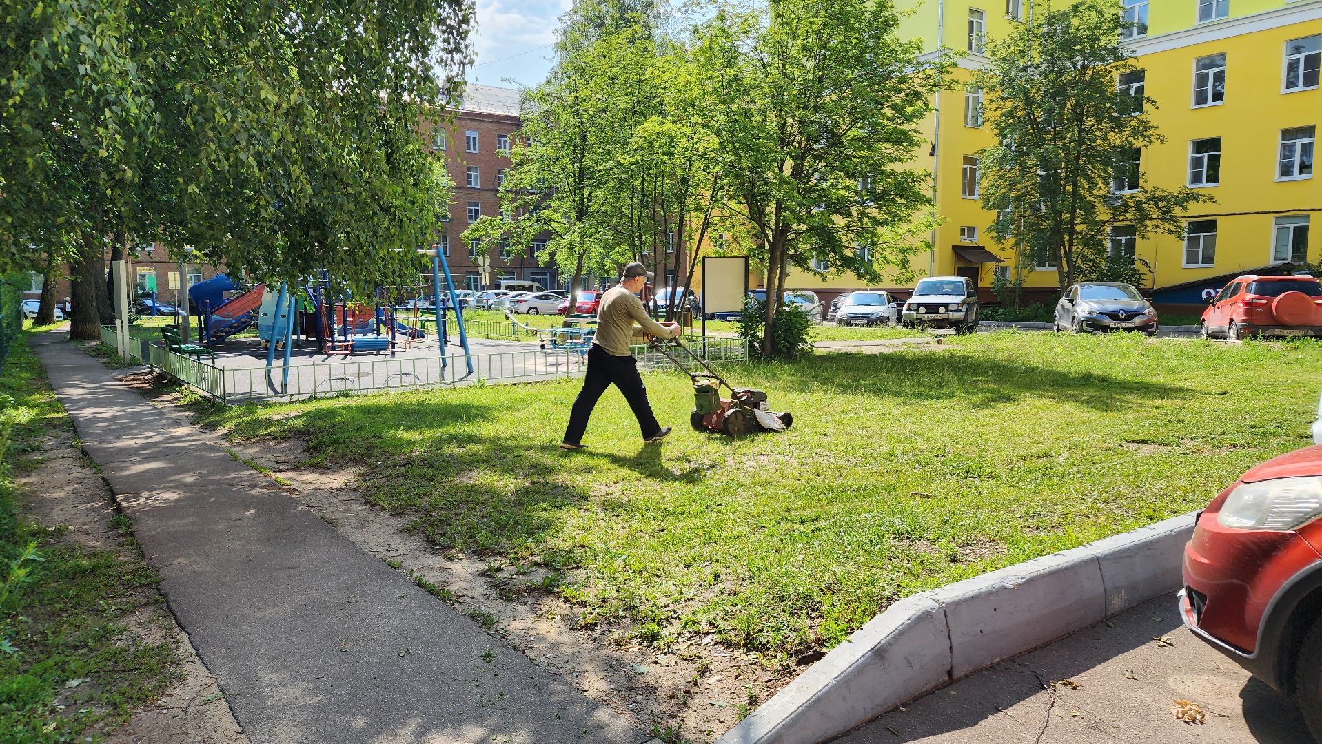 ступино, благоустройство, окос травы,