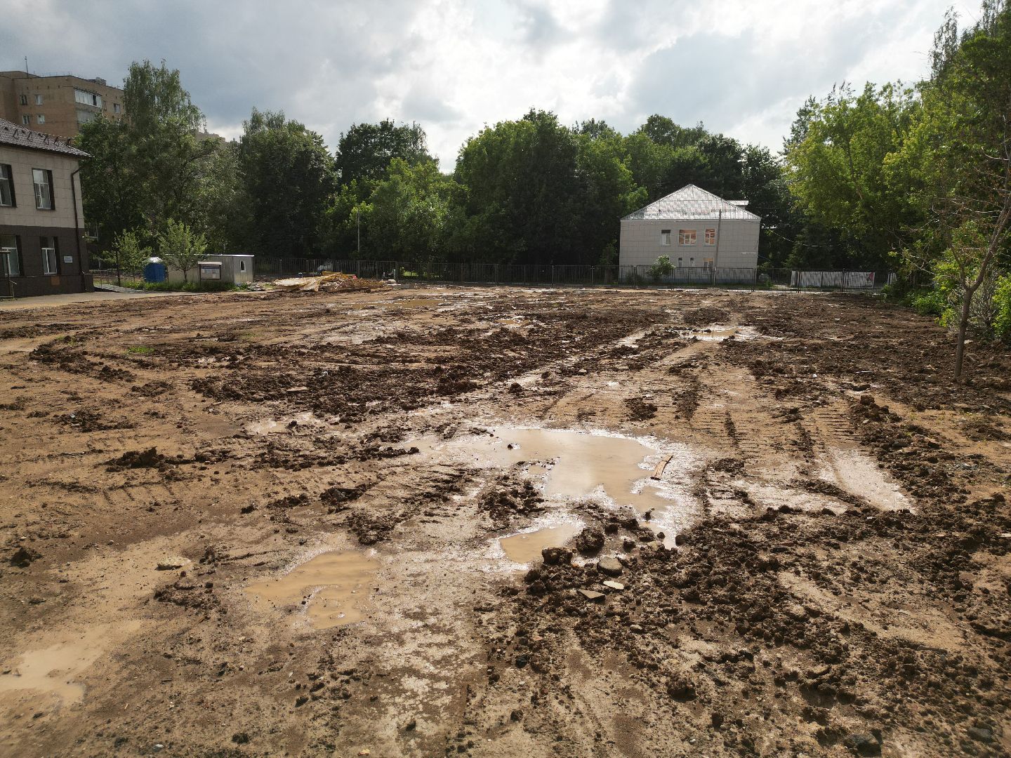 видео с коптера, строительство роддома, медицина в долгопрудном,