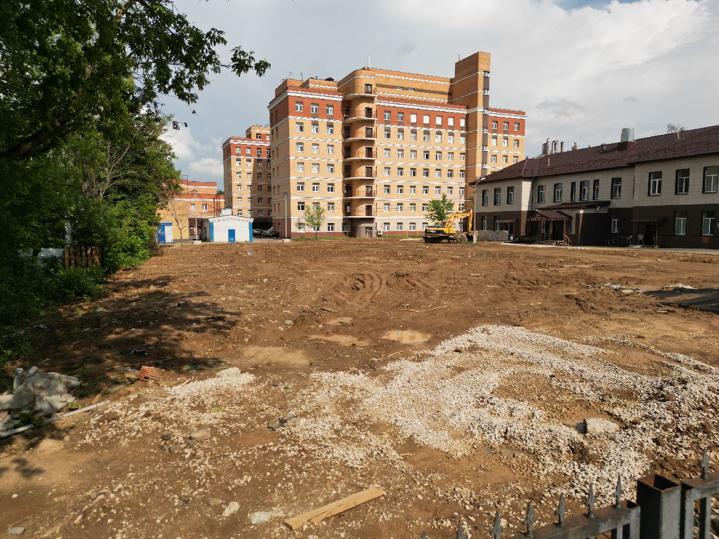 видео с коптера, строительство роддома, медицина в долгопрудном,