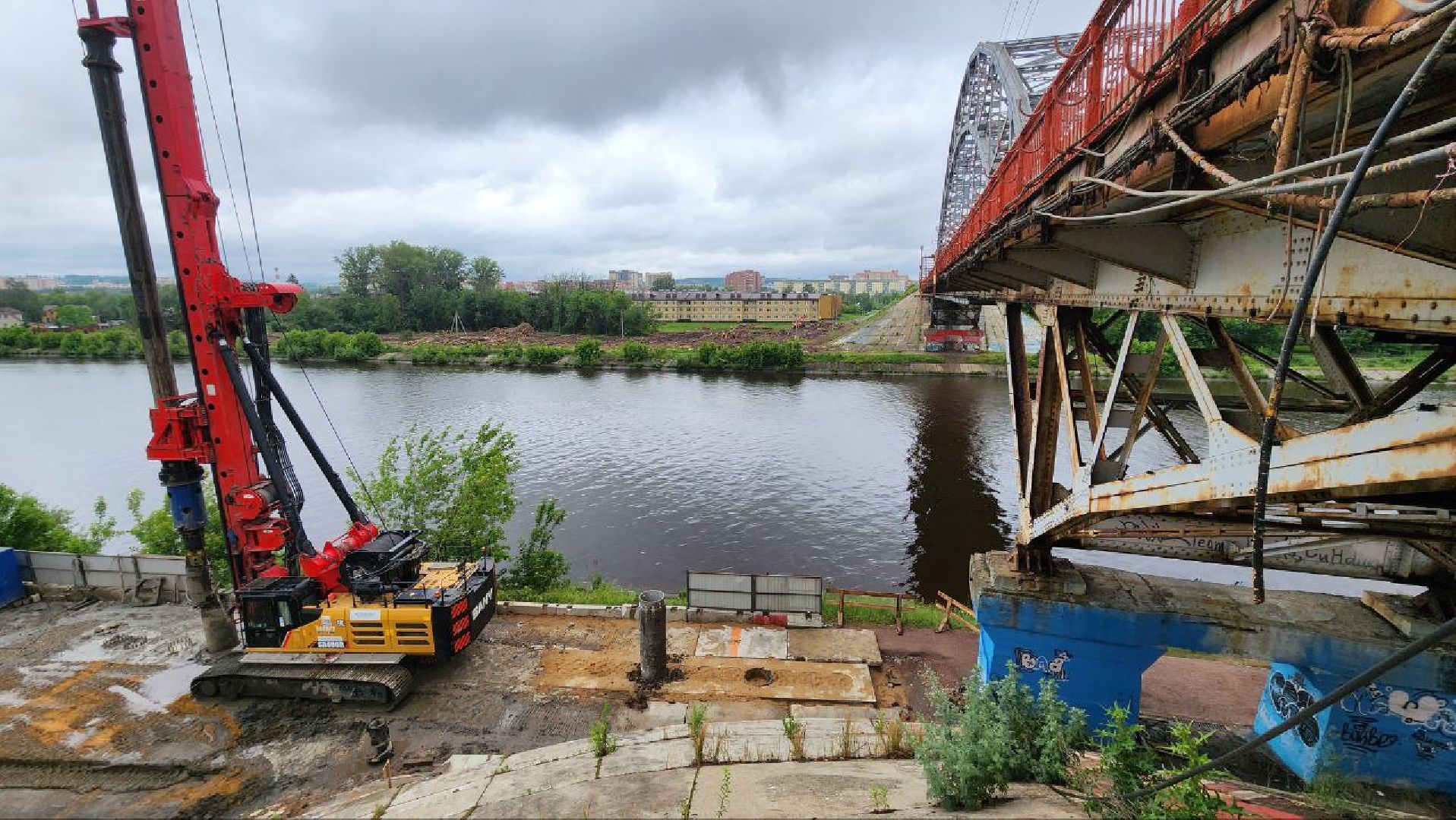 Дмитров, Рогачевский мост, Ремонт моста, Мосотряд-90,Минтранс,