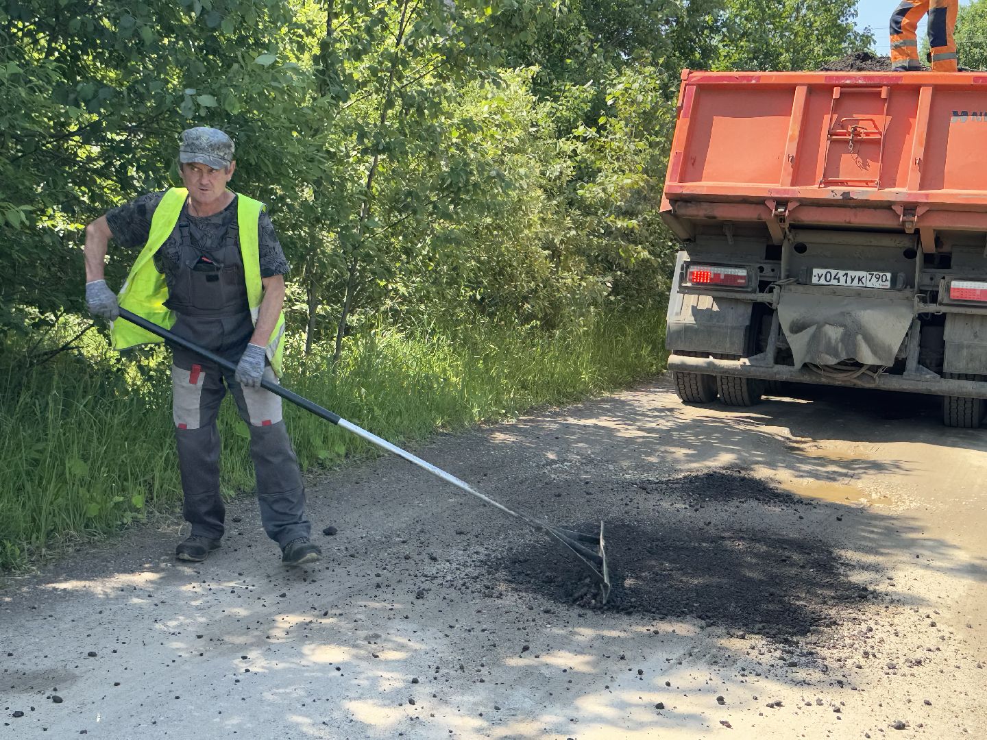 шаховская, ямочный ремонт, ямочный ремонт дорог,