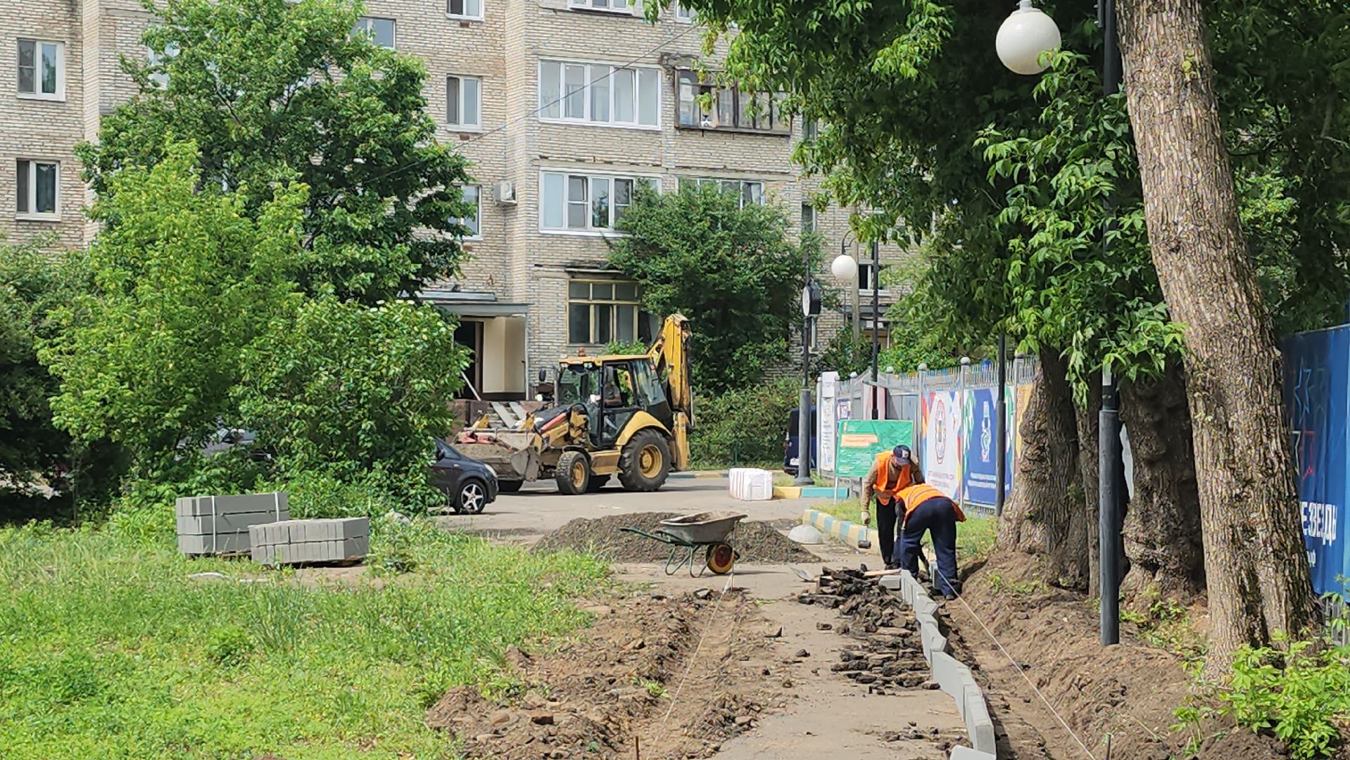 Люберцы, новый тротуар, народная тропа, глава городского округа люберцы владимир волков,