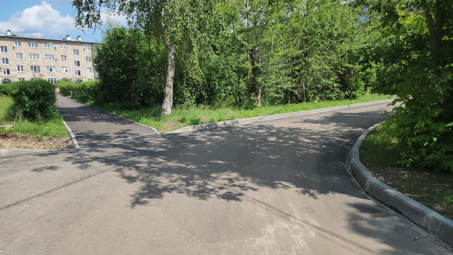 благоустройство дворов, орехово-зуевский округ, малая дубна,