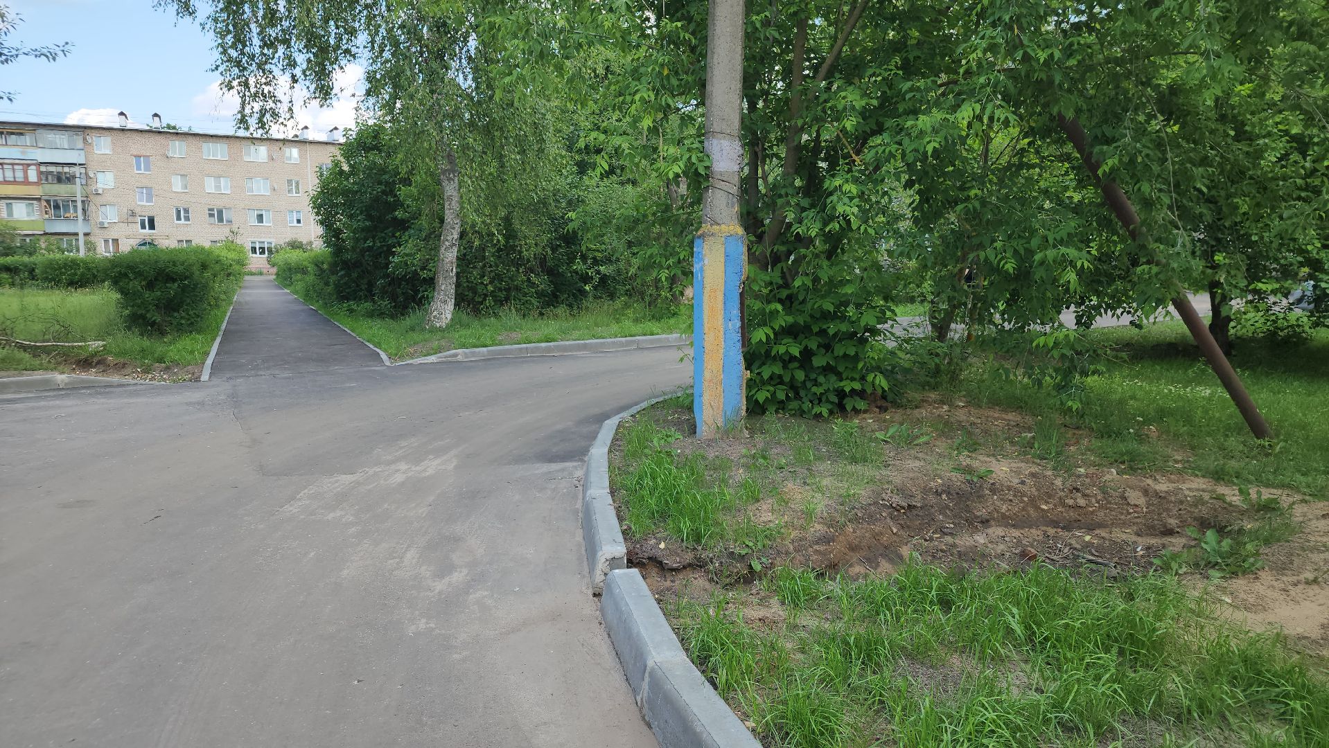 благоустройство дворов, орехово-зуевский округ, малая дубна,