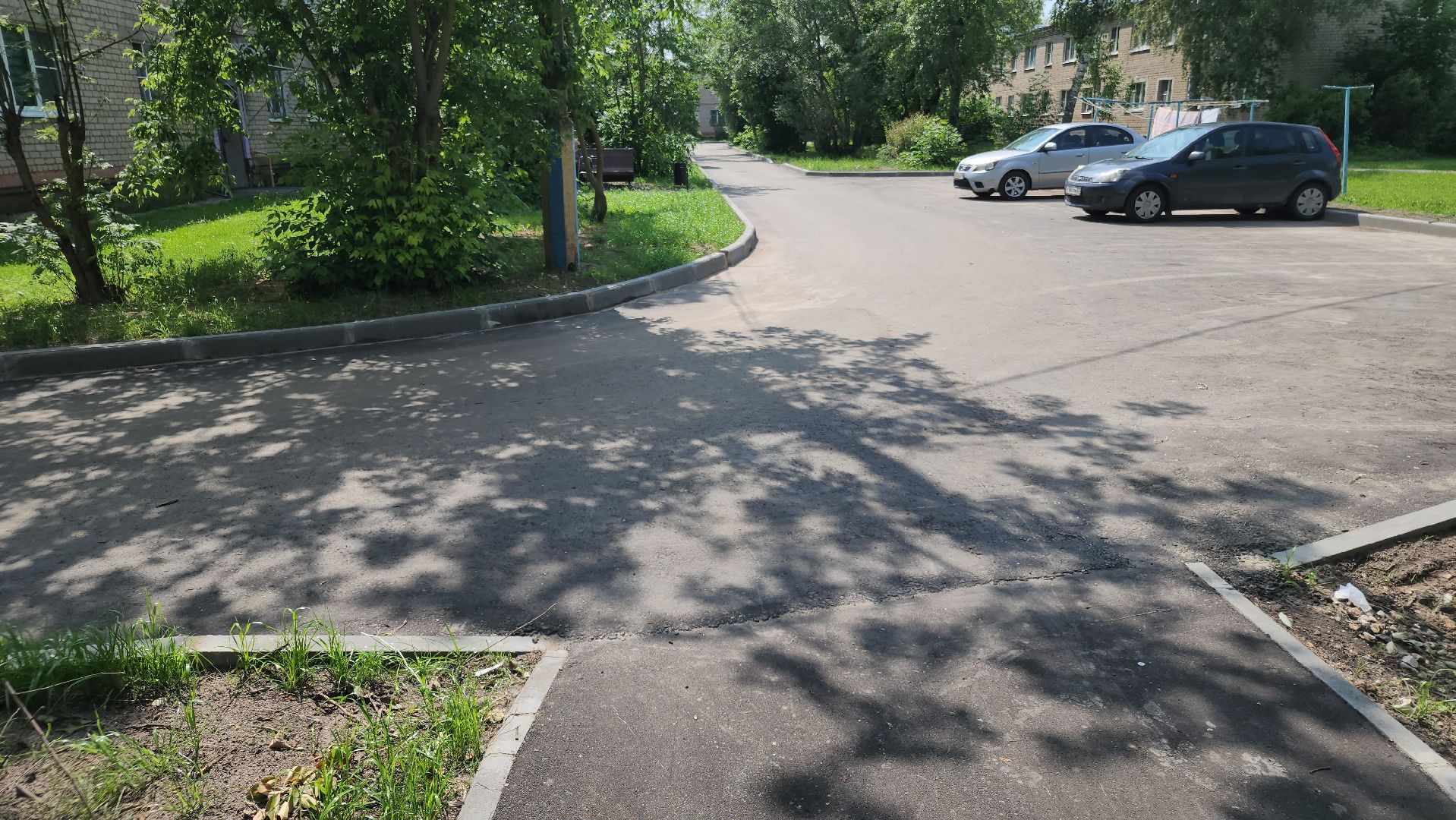 благоустройство дворов, орехово-зуевский округ, малая дубна,