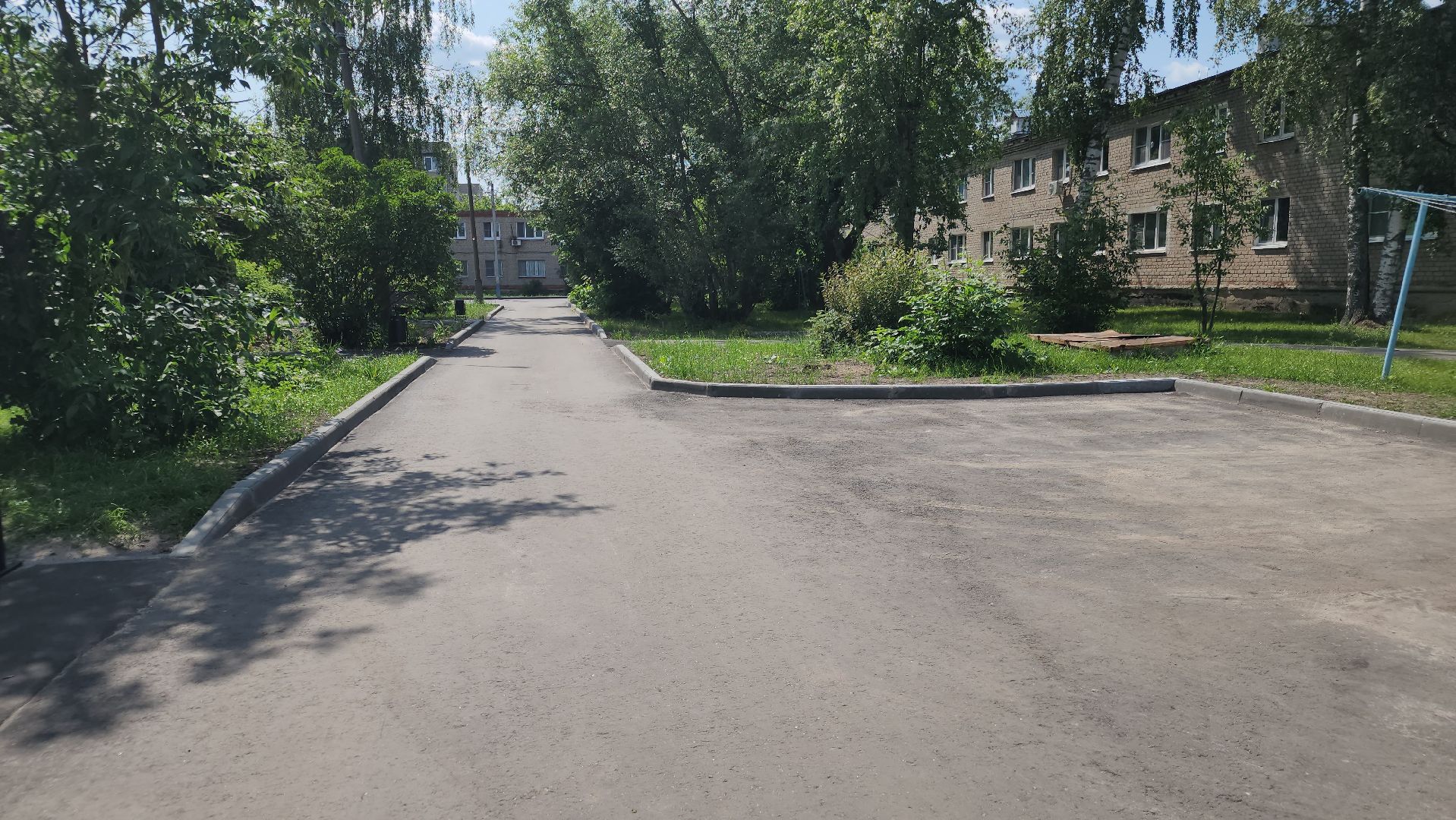 благоустройство дворов, орехово-зуевский округ, малая дубна,